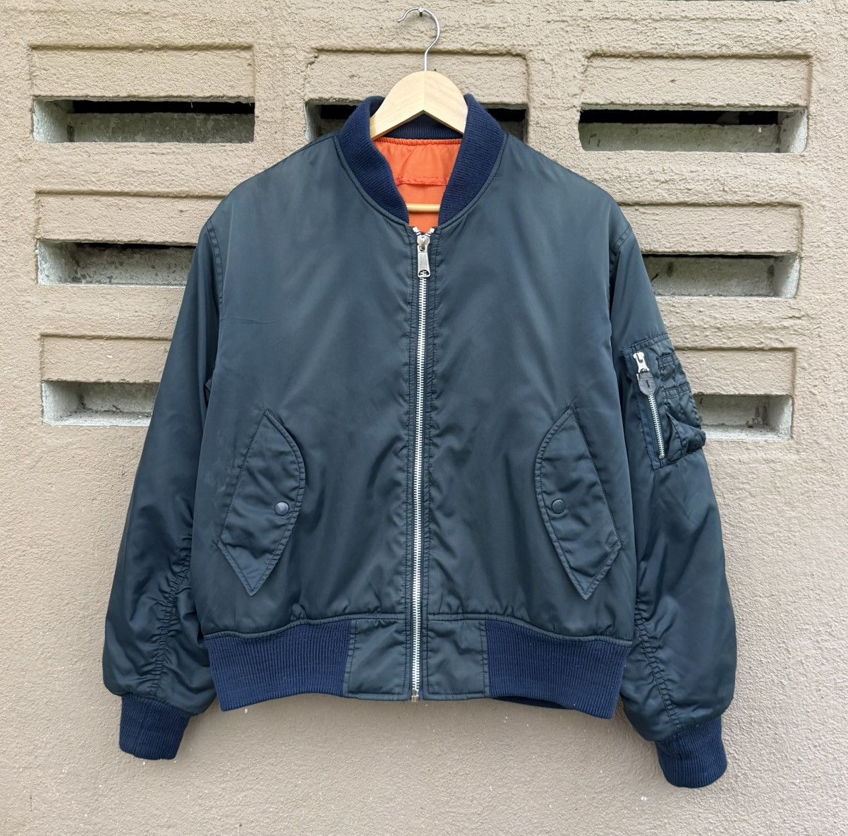 Vintage Vintage Flying’s Man Intermediate Ma-1 Bomber Jacket Size US M / EU 48-50 / 2 - 1 Thumbnail