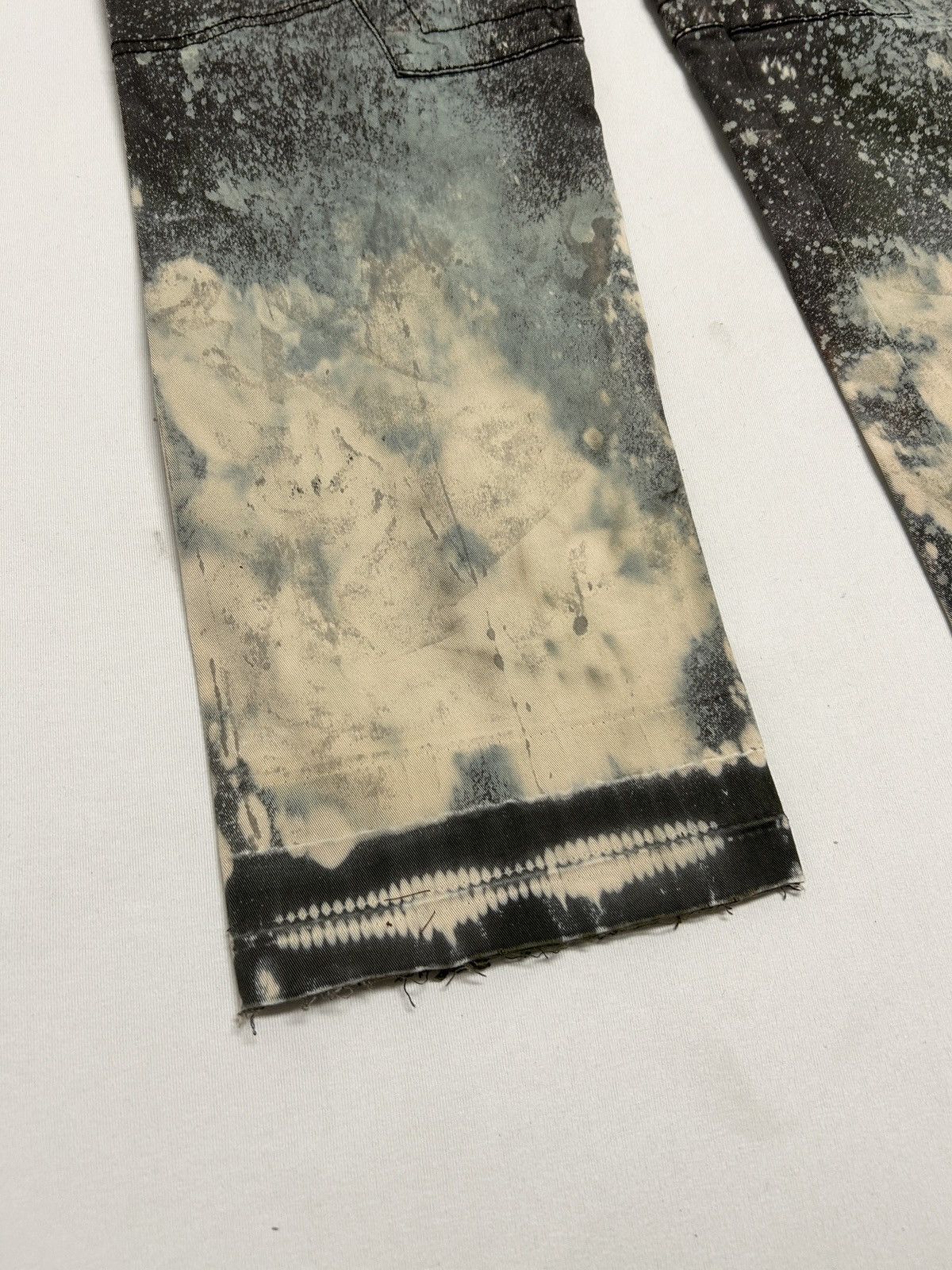 Dirk Bikkembergs FW2007 Bleached Splatter Cargo Pants Size US 31 - 7 Thumbnail