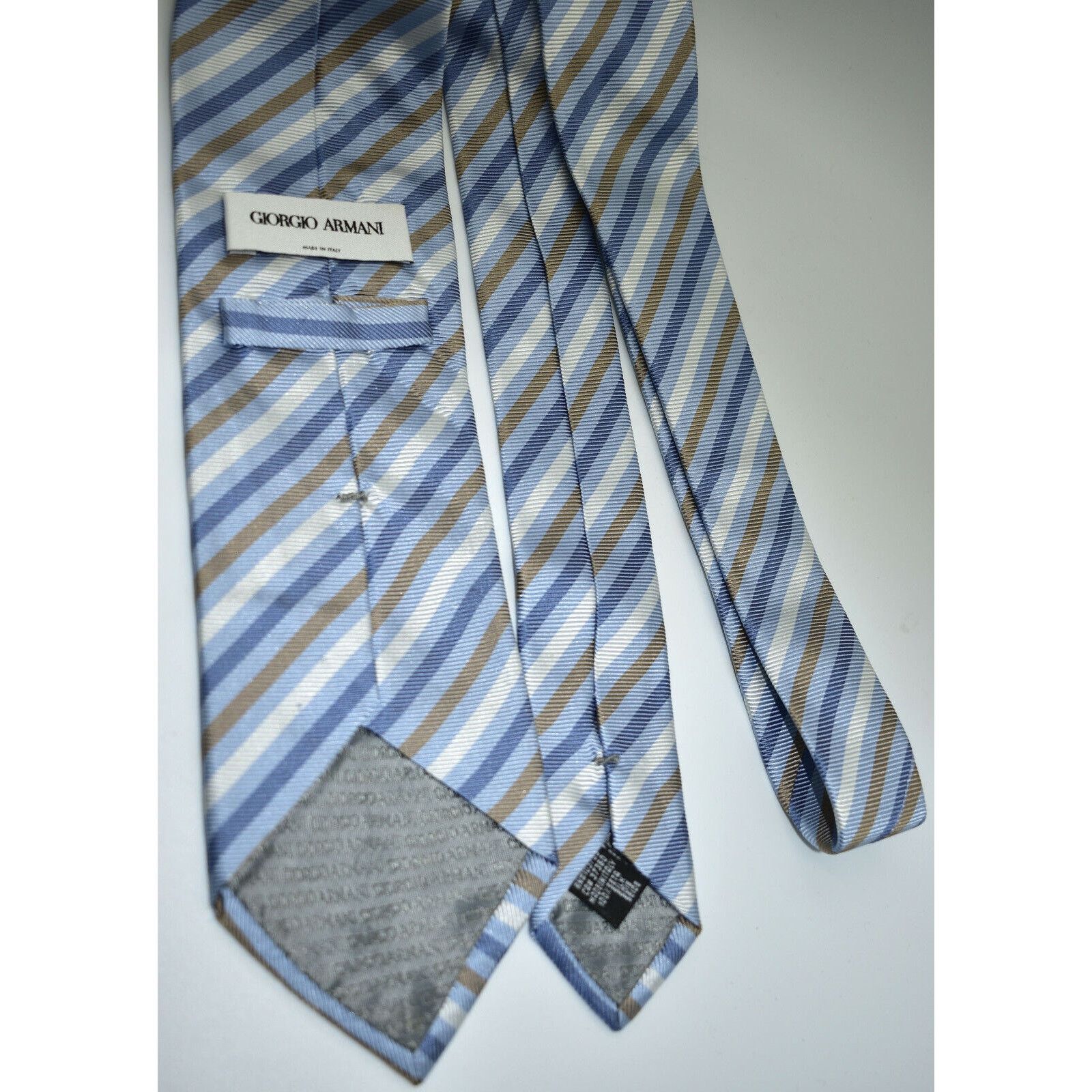 Giorgio Armani A2 Auth Giorgio ARMANI Silk Tie Made In Italy Size ONE SIZE - 2 Thumbnail