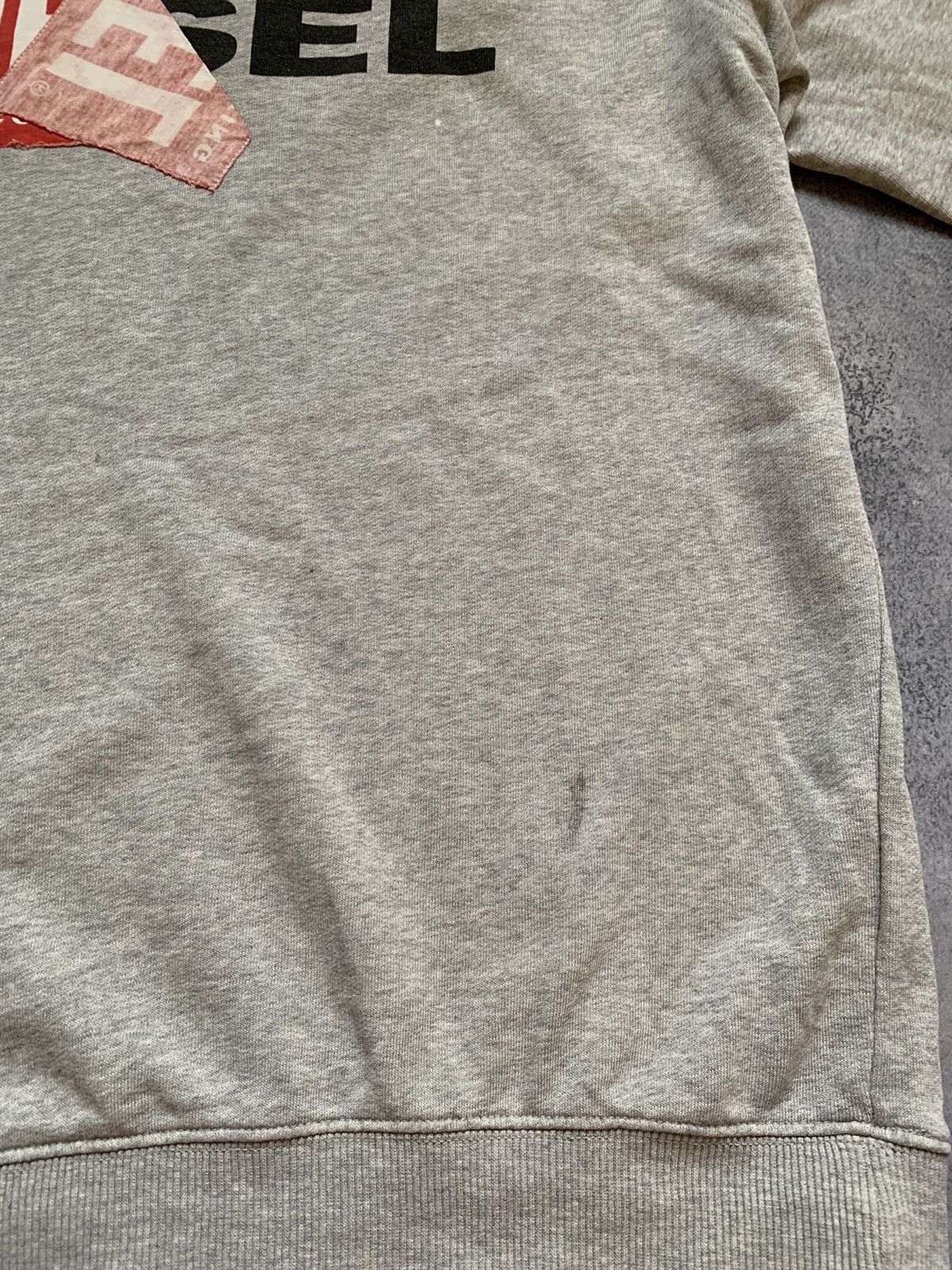 Diesel × Vintage vintage Diesel Y2K distressed sweatshirt Size US M / EU 48-50 / 2 - 5 Thumbnail