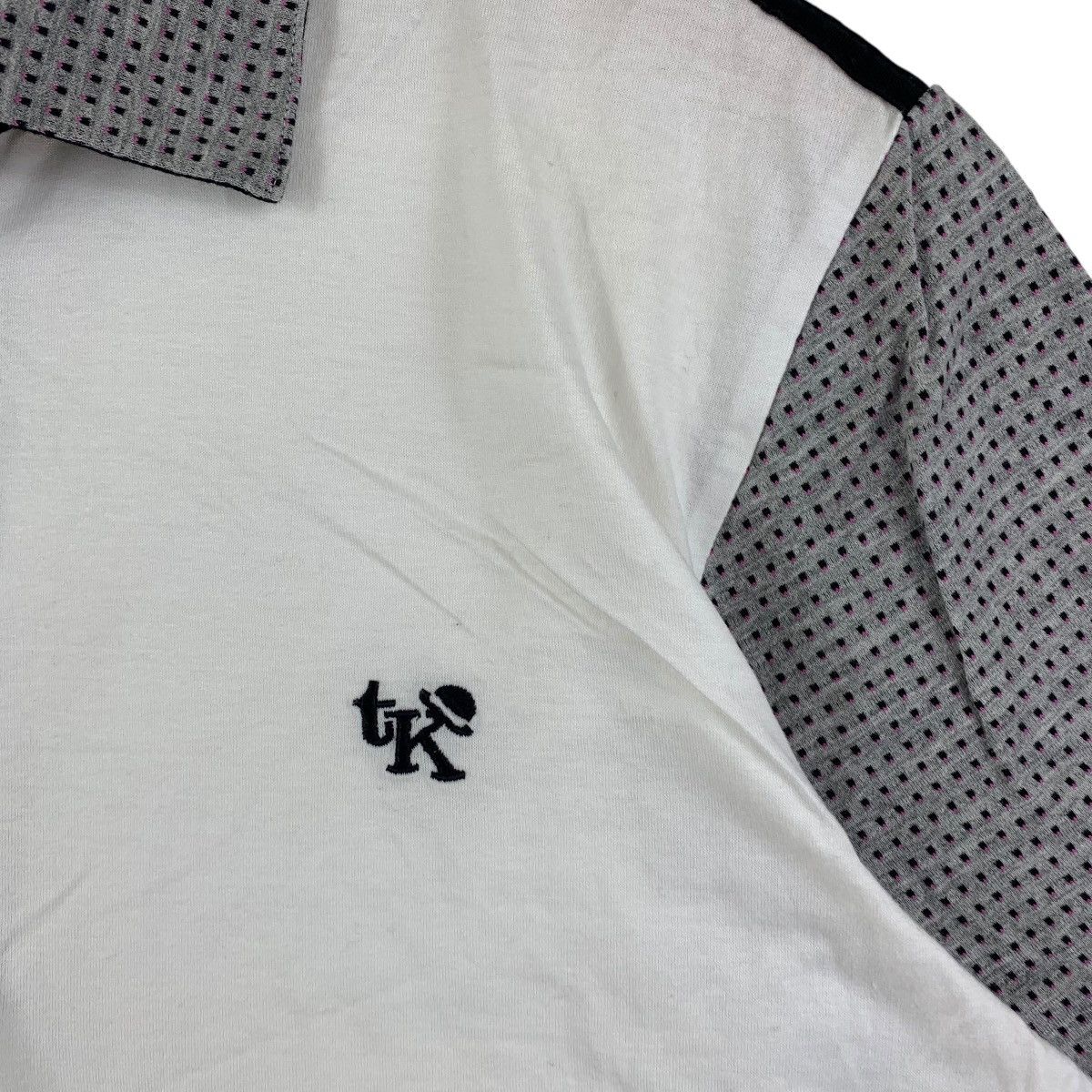 Takeo Kikuchi Vintage TAKEO KIKUCHI JAPAN Polka Dot Embroidered Polo Tee Size US L / EU 52-54 / 3 - 5 Thumbnail