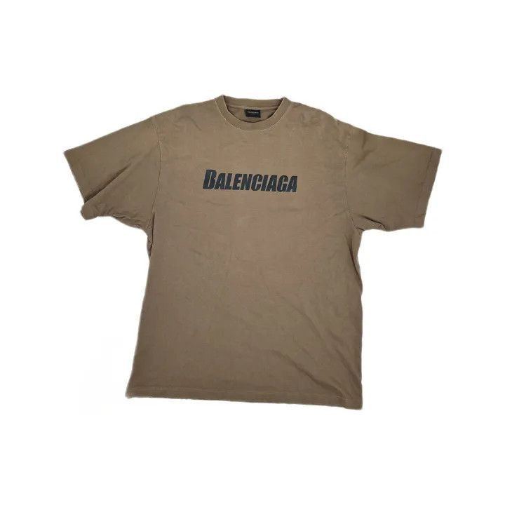 Balenciaga Balenciaga Balenciaga SS23 Distressed Logo Graphic Tshirt Size US XS / EU 42 / 0 - 1 Thumbnail