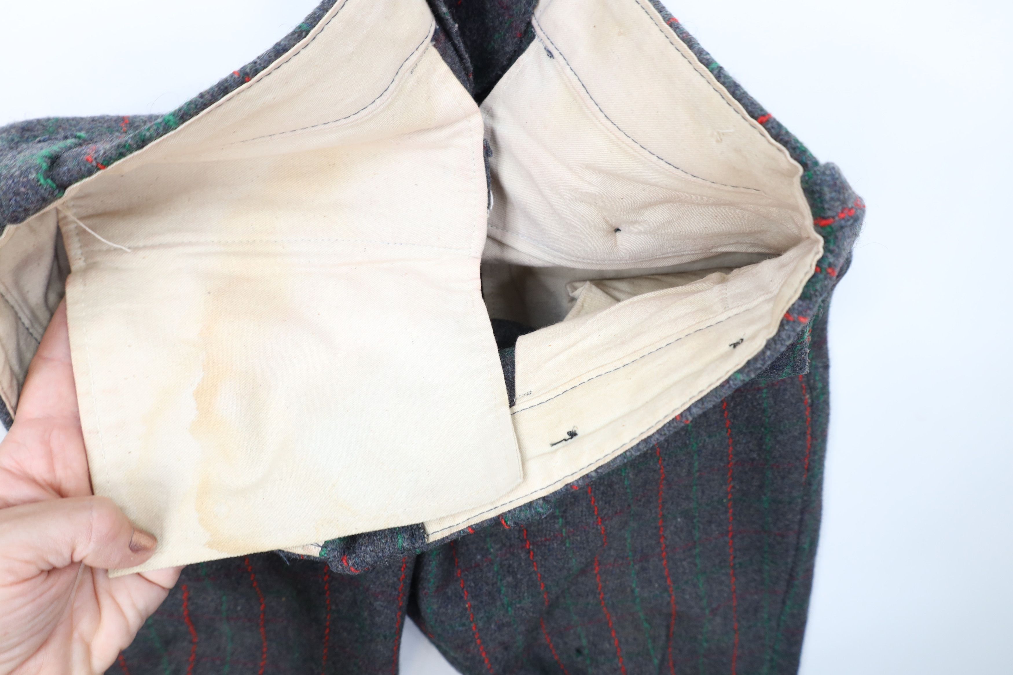 Vintage Vintage 60s Streetwear Heavy Mackinaw Wool Pants Plaid USA Size US 34 / EU 50 - 11 Thumbnail
