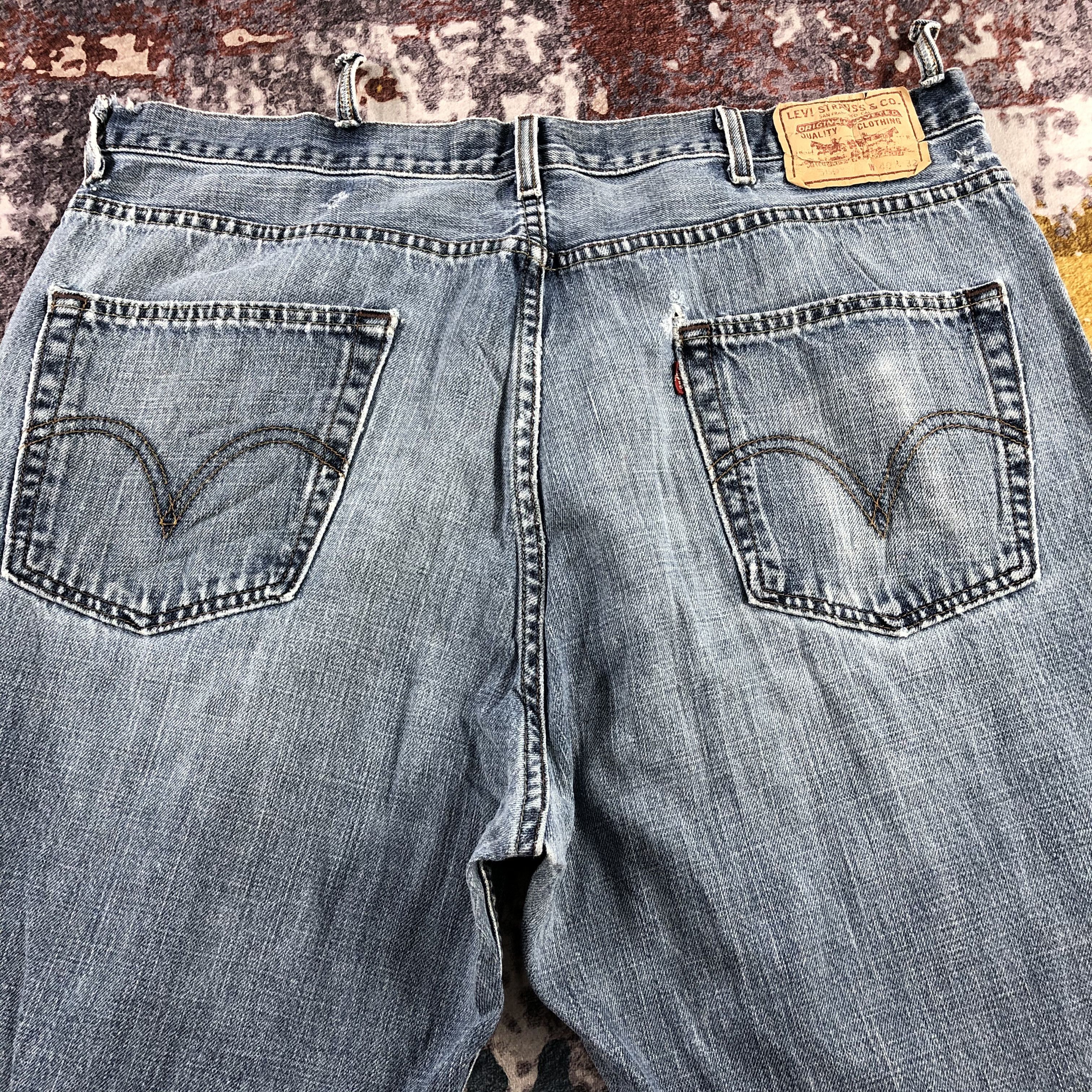 Levi's × Vintage Vintage Blue Wash Levis 569 Jeans-JM2952 Size US 40 / EU 56 - 5 Thumbnail