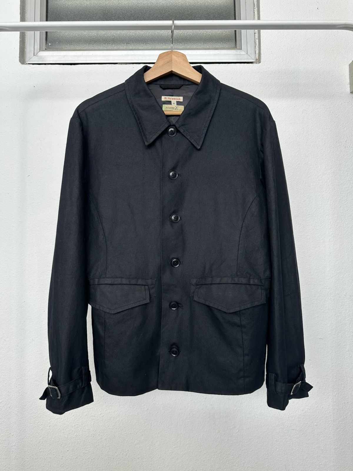 R.Newbold 00’s R.Newbold wax coated t.t jacket Size US M / EU 48-50 / 2 - 7 Thumbnail