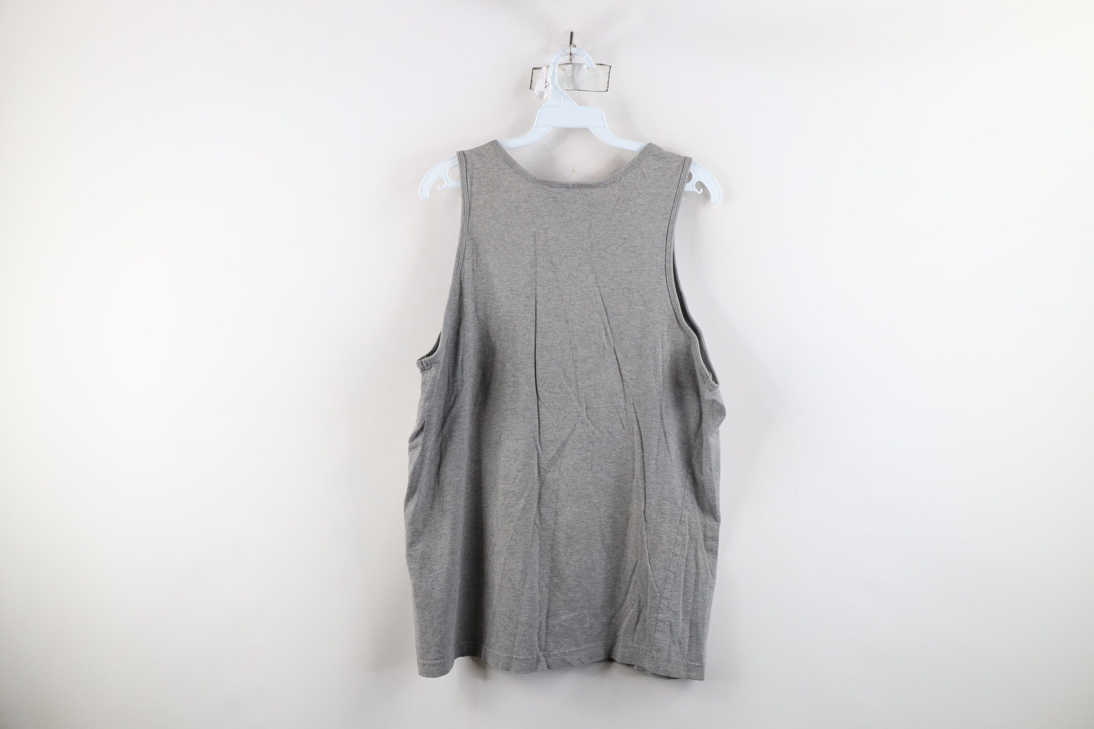 Vintage Vintage 90s Streetwear Heavy Cotton Tank Top T-Shirt Gray Size US M / EU 48-50 / 2 - 9 Thumbnail