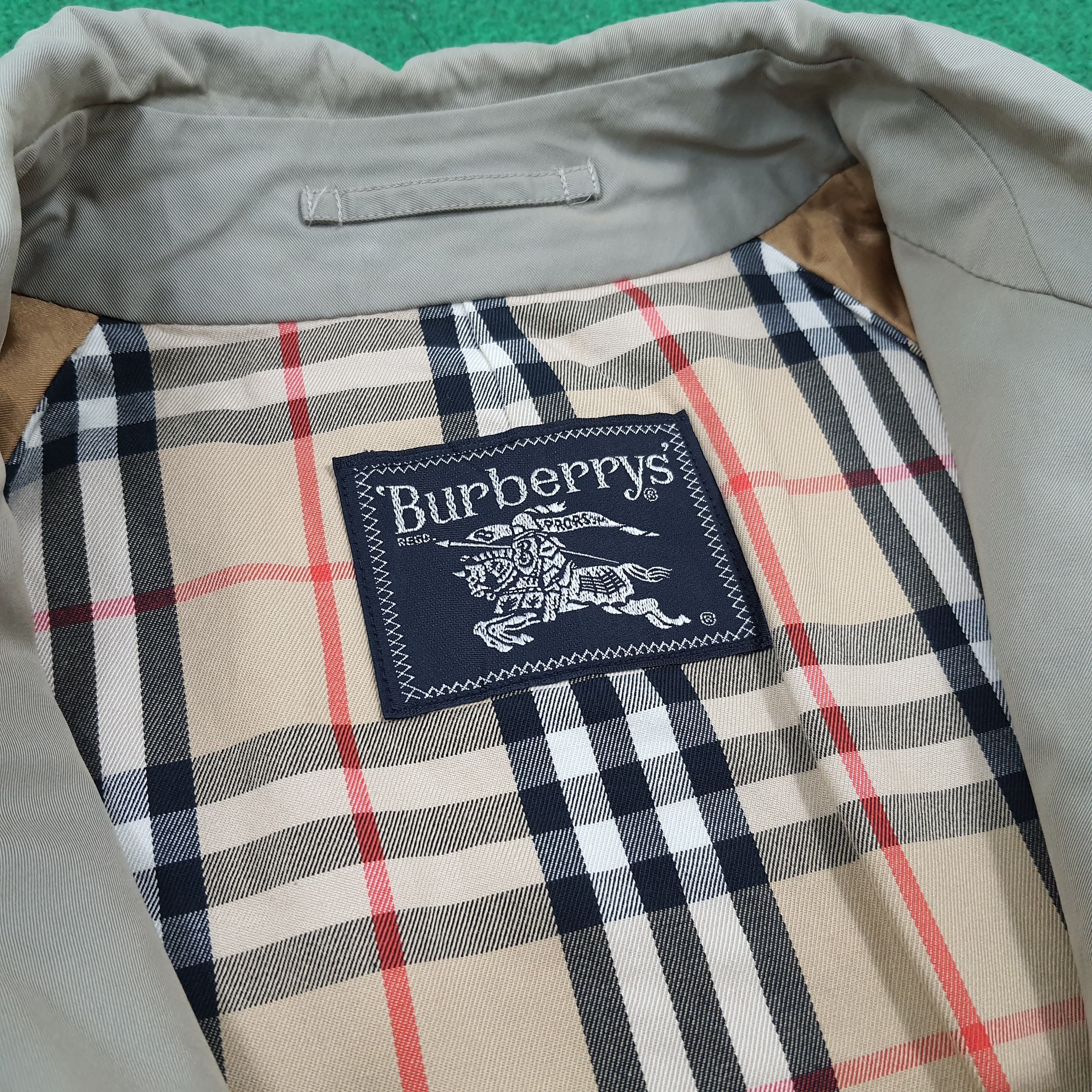 Burberry × Vintage Vintage Burberrys Nova Check Trench Jacket Size US L / EU 52-54 / 3 - 4 Thumbnail