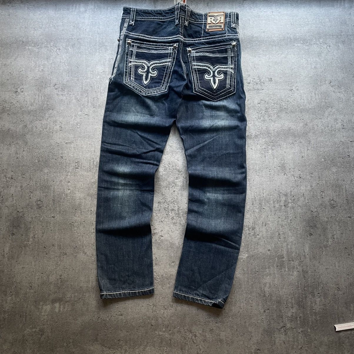 Rock Revival NWT Rock Revival Cyrek Straight Fit Pocket Logo Pants Size US 34 / EU 50 - 1 Thumbnail