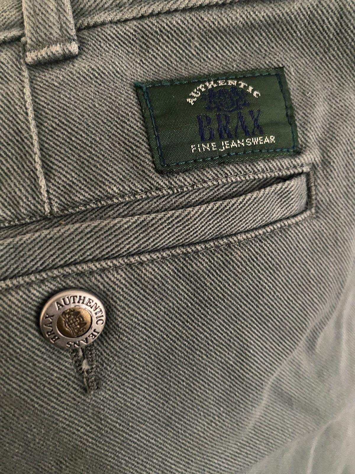 BRAX Vintage BRAX green denim jeans for sale Size US 34 / EU 50 - 3 Thumbnail