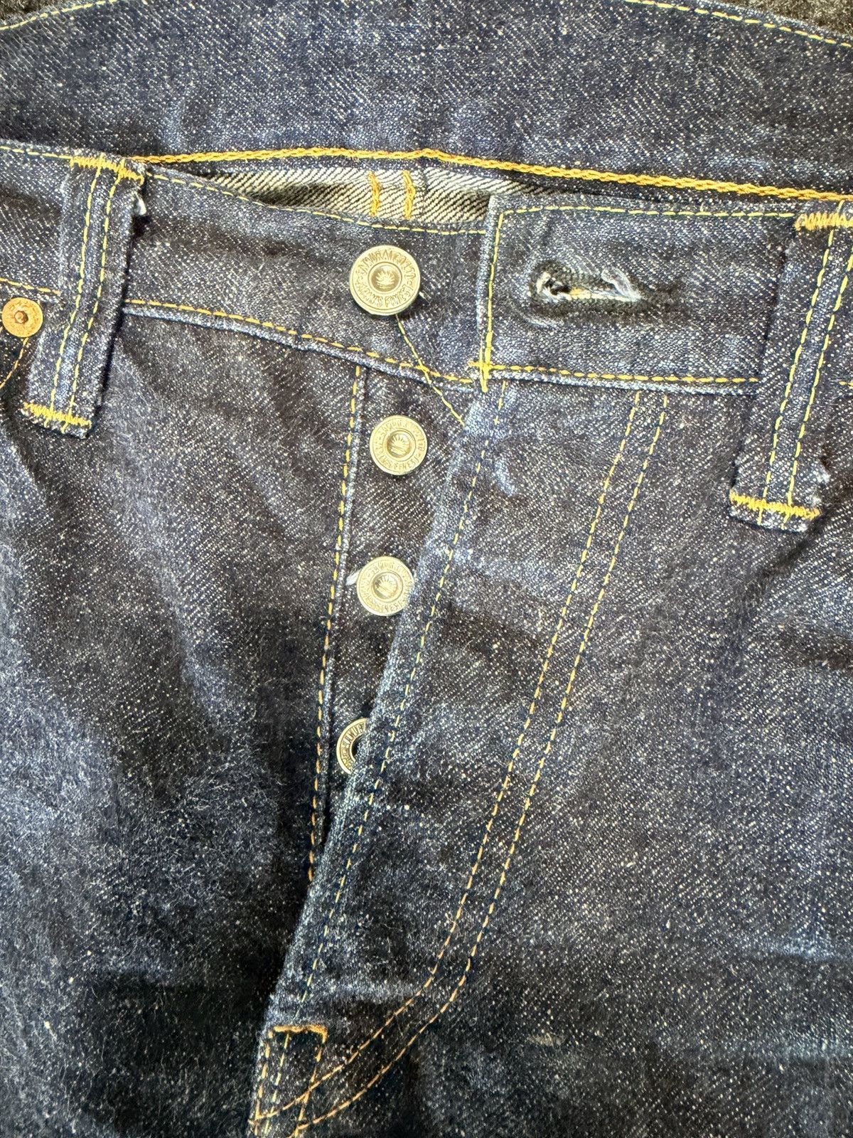 Samurai Jeans Samurai Jeans Japanese Selvedge Denim Jeans 15oz, S0511 Size US 33 - 4 Thumbnail