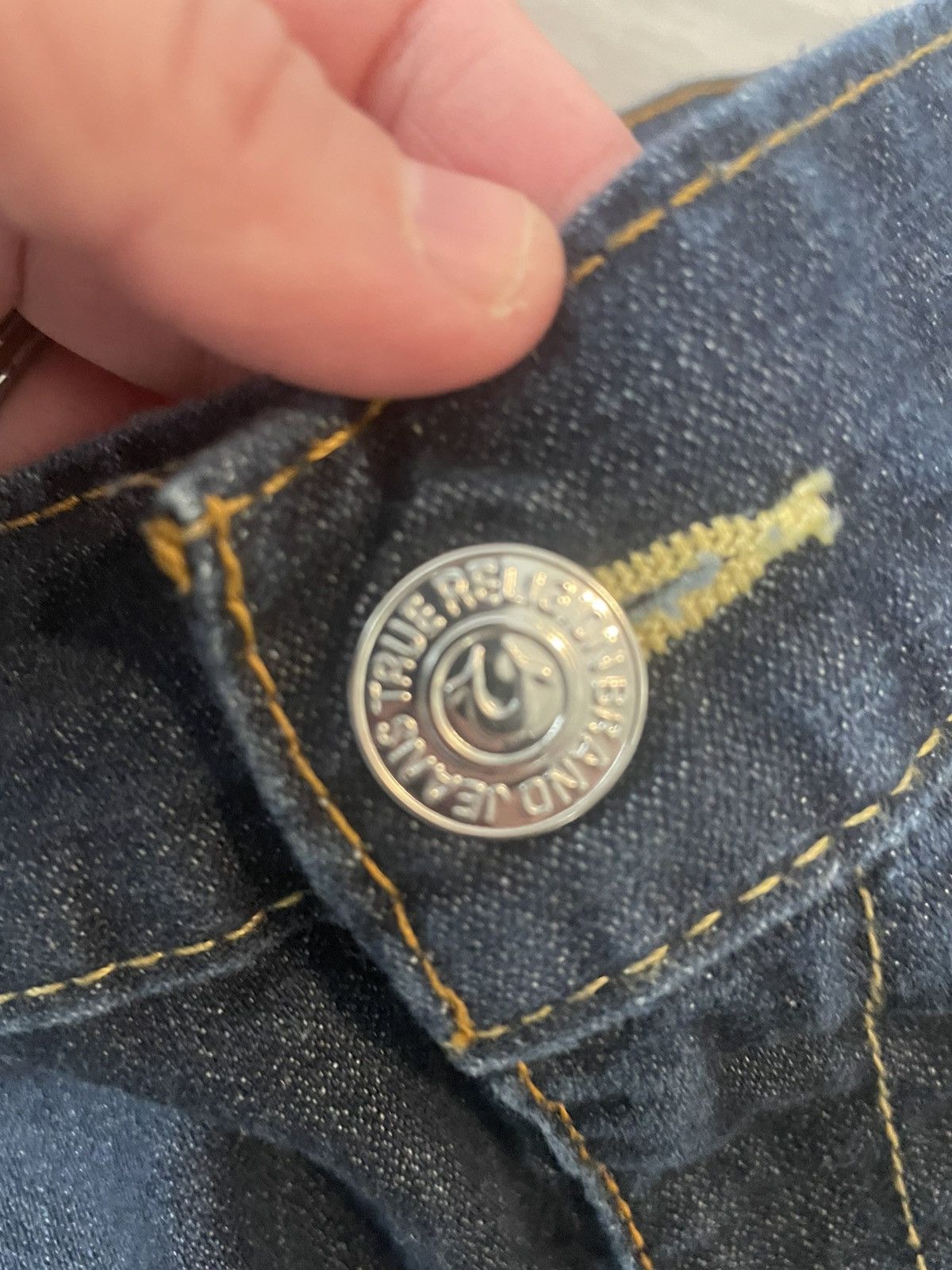True Religion True Religion Jeans Relaxed Skinny Flap MENS SZ 46X33 Size US 44 / EU 60 - 5 Thumbnail