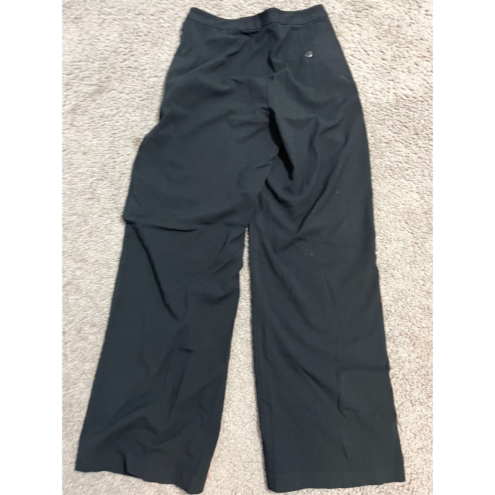 Express EXPRESS Dress Pants - Women - World Brand Stretch SZ 7/8 - 30" Inseam - Black - Knit Spandex Workwear / Casual Trousers Size 28" / US 6 / IT 42 - 3 Thumbnail