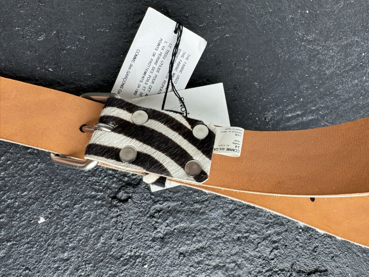 Junya Watanabe Runway Zebra Belt Junya Watanabe Size 28 - 5 Thumbnail