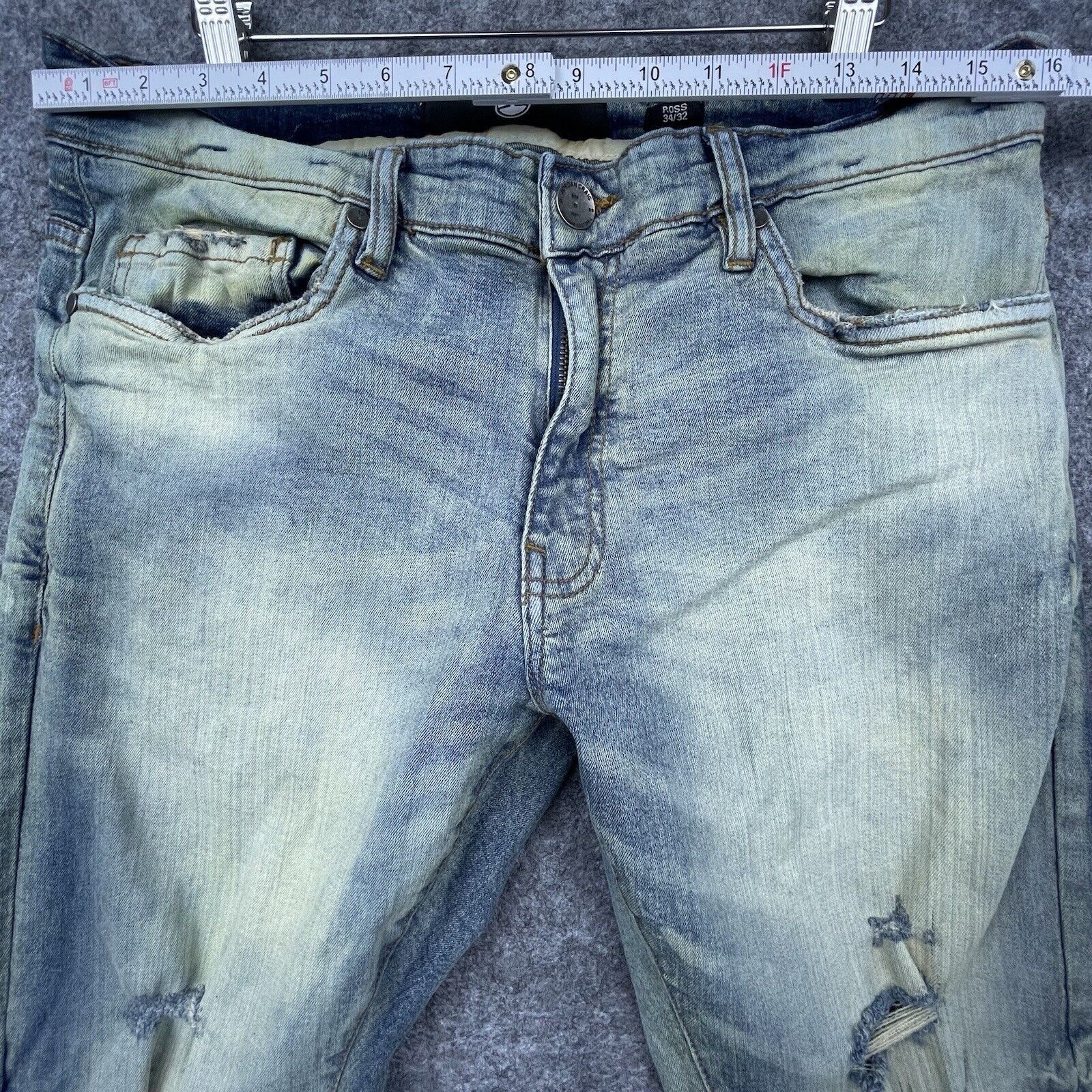 Jordan Craig Jordan Craig Jeans Mens 34/32 Ross Grunge Ripped Thrashed Size US 34 / EU 50 - 5 Thumbnail