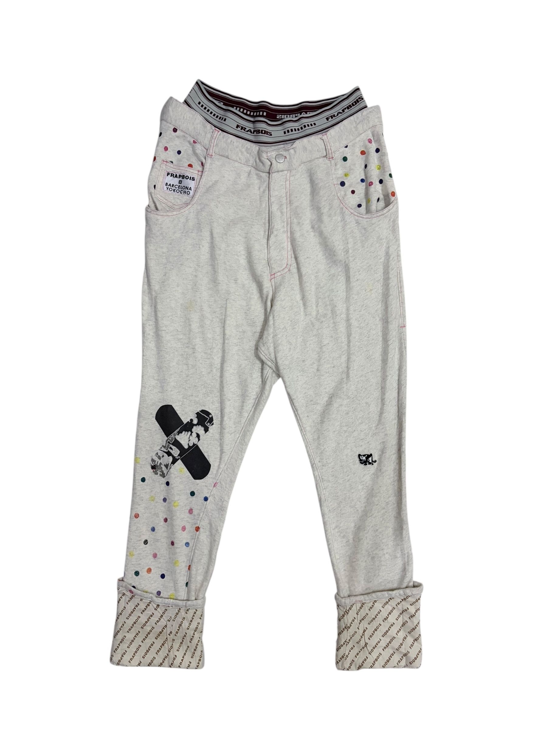 Frapbois Frapbois x Barcelona Yokocho Double Waist Pants Issey Miyake Size 32" / US 10 / IT 46 - 1 Thumbnail