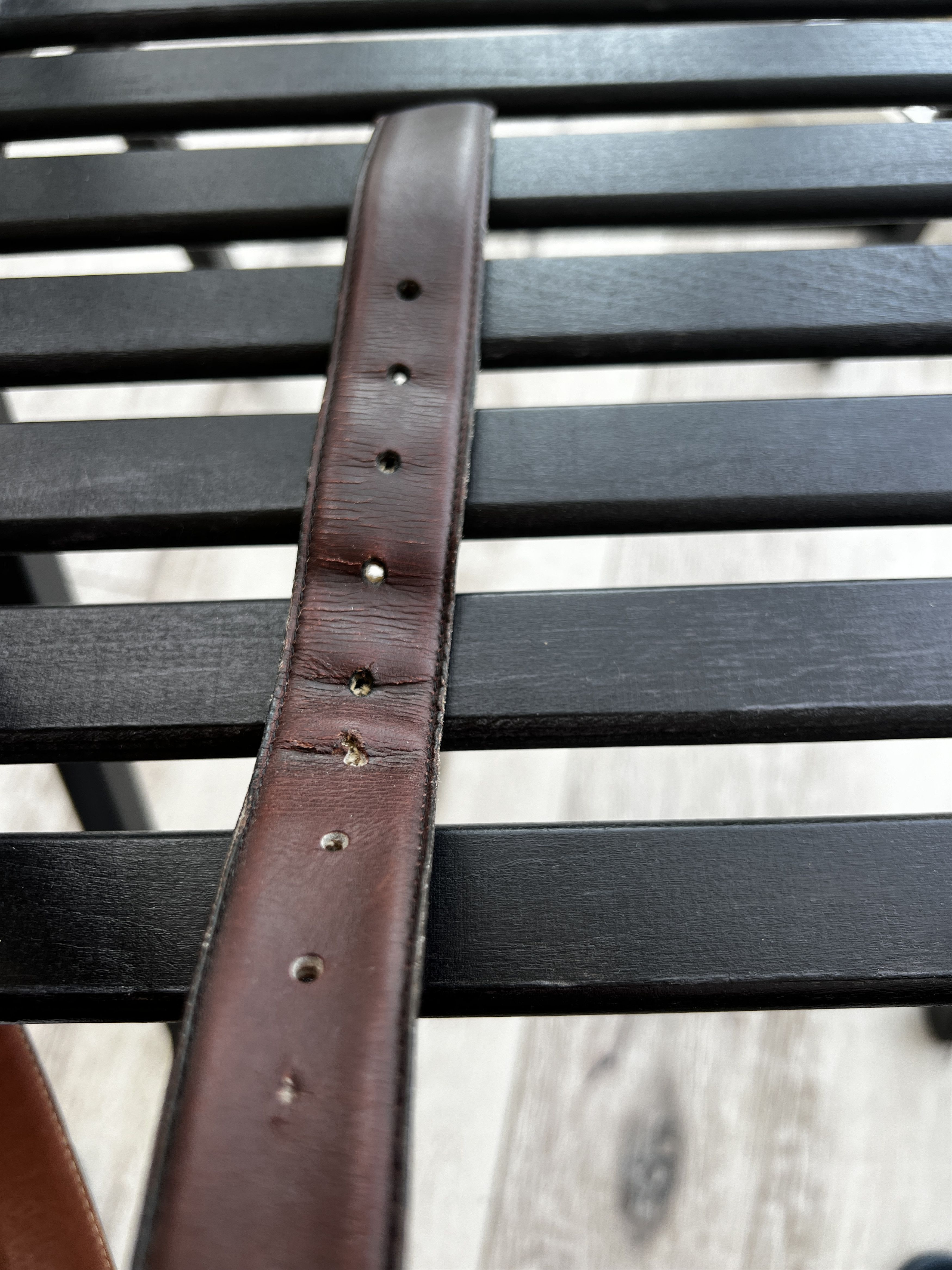 Burberry × Vintage Vintage Burberrys Belt Size 36 - 2 Thumbnail
