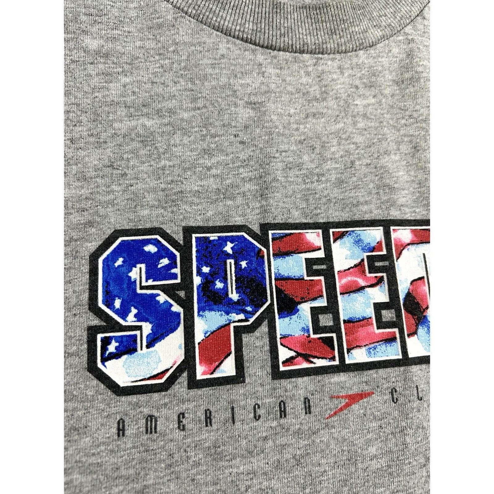 Speedo VINTAGE Speedo American Classic 2002 Swim T-Shirt Large Gray USA Size US L / EU 52-54 / 3 - 5 Thumbnail