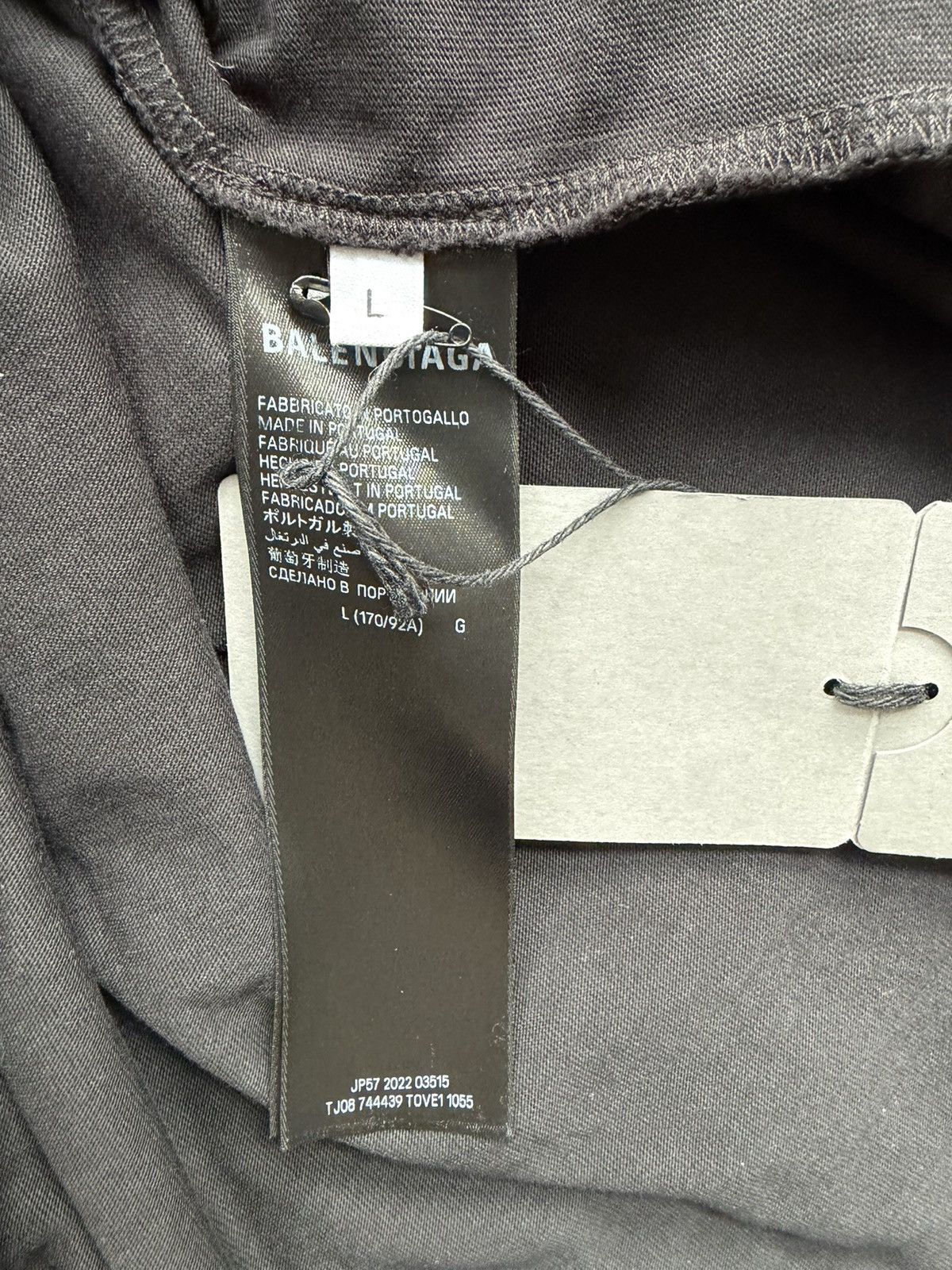 Balenciaga Distressed Gothic logo oversized size large L Size US L / EU 52-54 / 3 - 13 Thumbnail