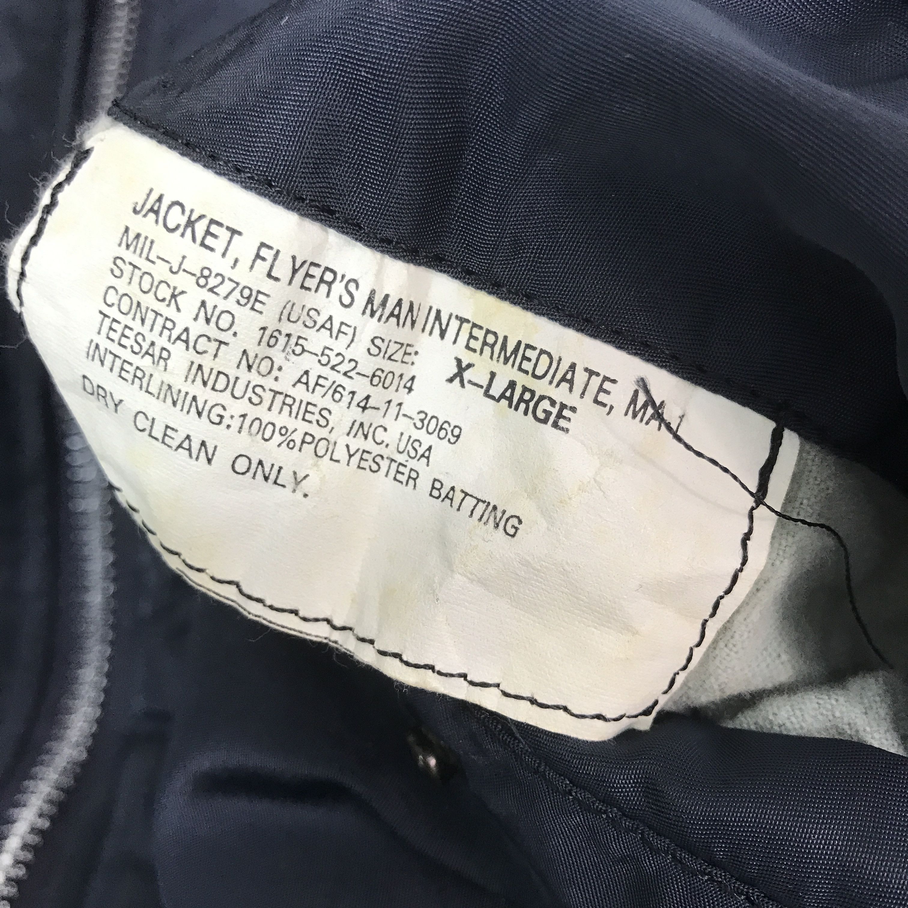 Japanese Brand FLYER'S MAN INTERMEDIATE MA-1 BOMBER JACKET Size US L / EU 52-54 / 3 - 11 Thumbnail