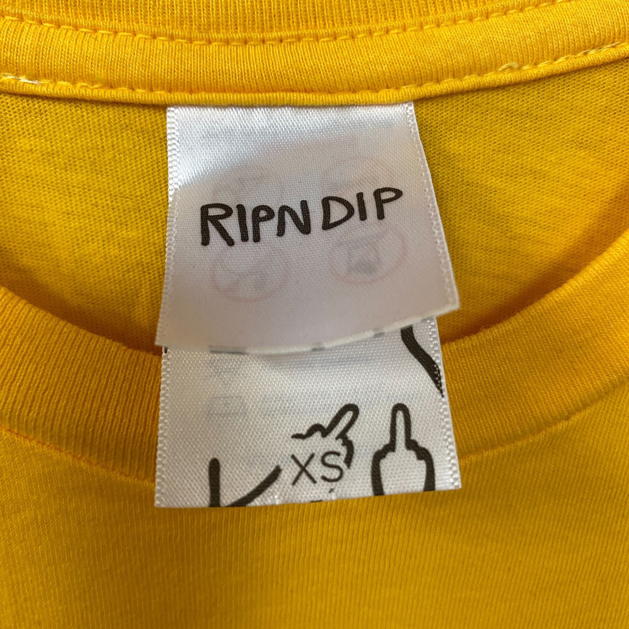 RIPNDIP RIPNDIP Lord Nermal Break Yo Self Alien Yellow T-Shirt Extra Size XS / US 0-2 / IT 36-38 - 4 Thumbnail