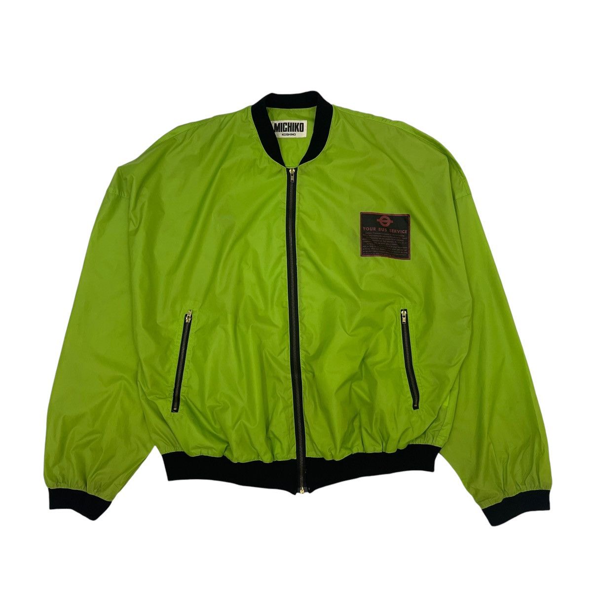 Japanese Brand × Michiko Koshino London ⚡️Vintage 90s Michiko Koshino London Bomber Jacket Size US M / EU 48-50 / 2 - 2 Thumbnail