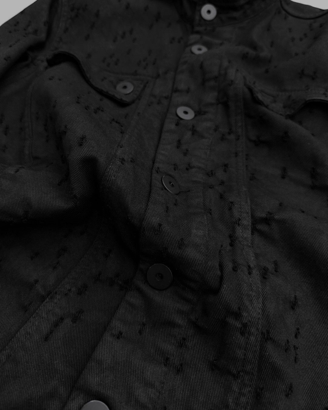 Boris Bidjan Saberi Boris Bidjan Saberi Waxed Distressed Jacket Size US S / EU 44-46 / 1 - 16 Thumbnail