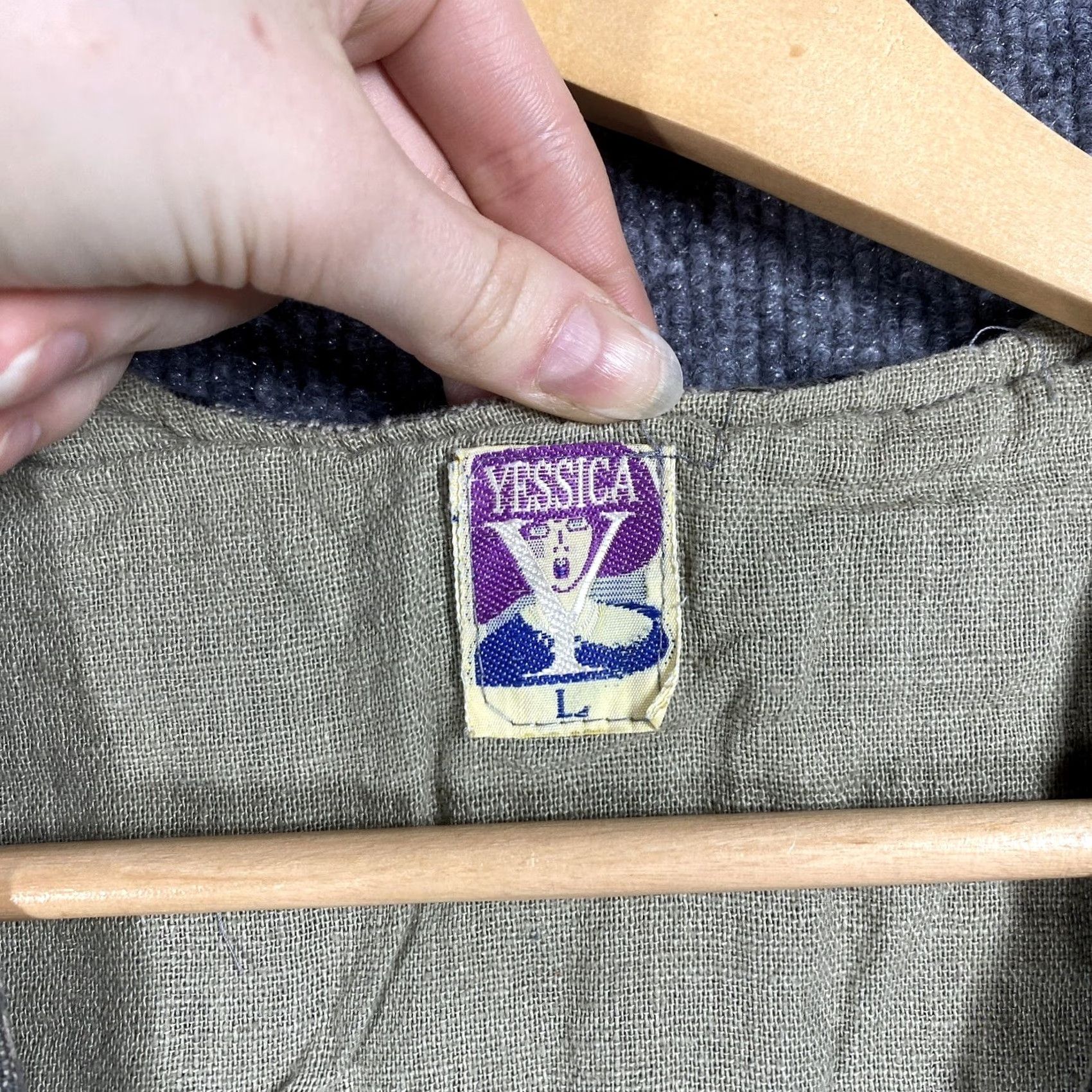 Vintage VINTAGE Yessica Vest Women L 60s 70s 100% Cotton Gray Hippie Boho Vest Womens Size L / US 10 / IT 46 - 4 Thumbnail