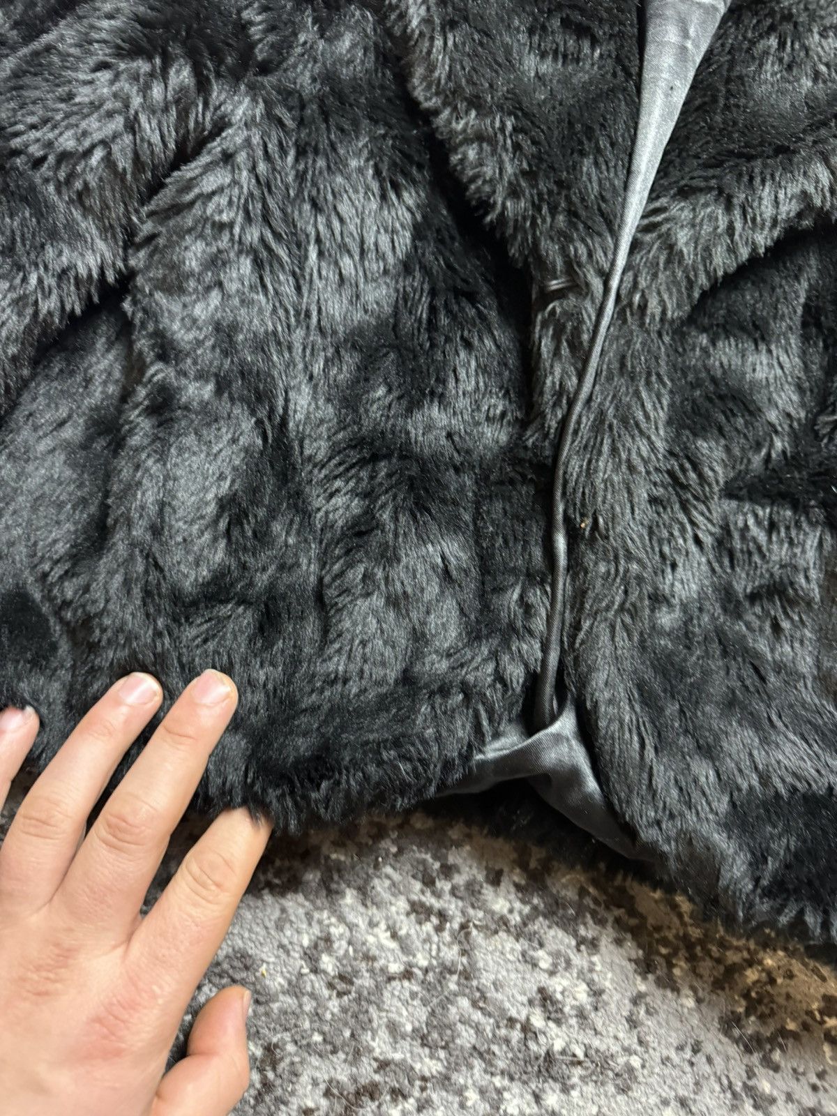 If Six Was Nine Alaska Opium Fuzzy Fur Owens Style Y2K Bomber Carti Style Size US M / EU 48-50 / 2 - 3 Thumbnail