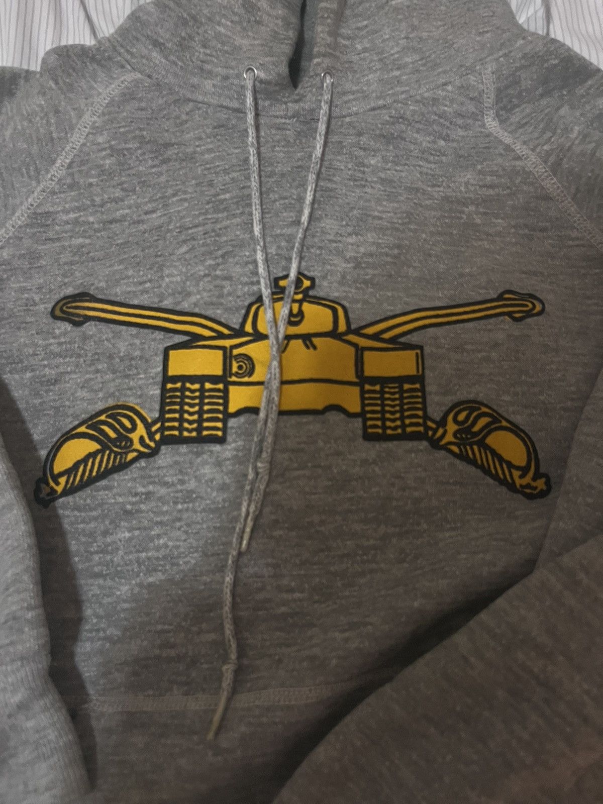 Vintage Vintage Grey Army Hoodie Size US M / EU 48-50 / 2 - 2 Thumbnail