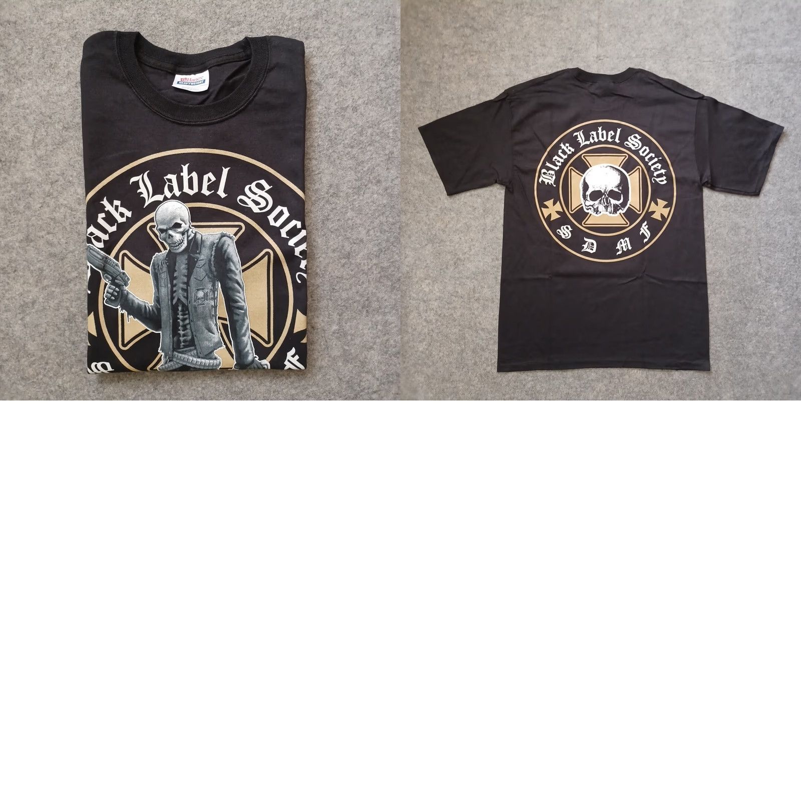 Hanes Hanes Black Label Society Mens T-Shirt M Black Heavy Metal Band Skull Graphic Tee 2007 Shirt Mens M Black Size US M / EU 48-50 / 2 - 9 Thumbnail
