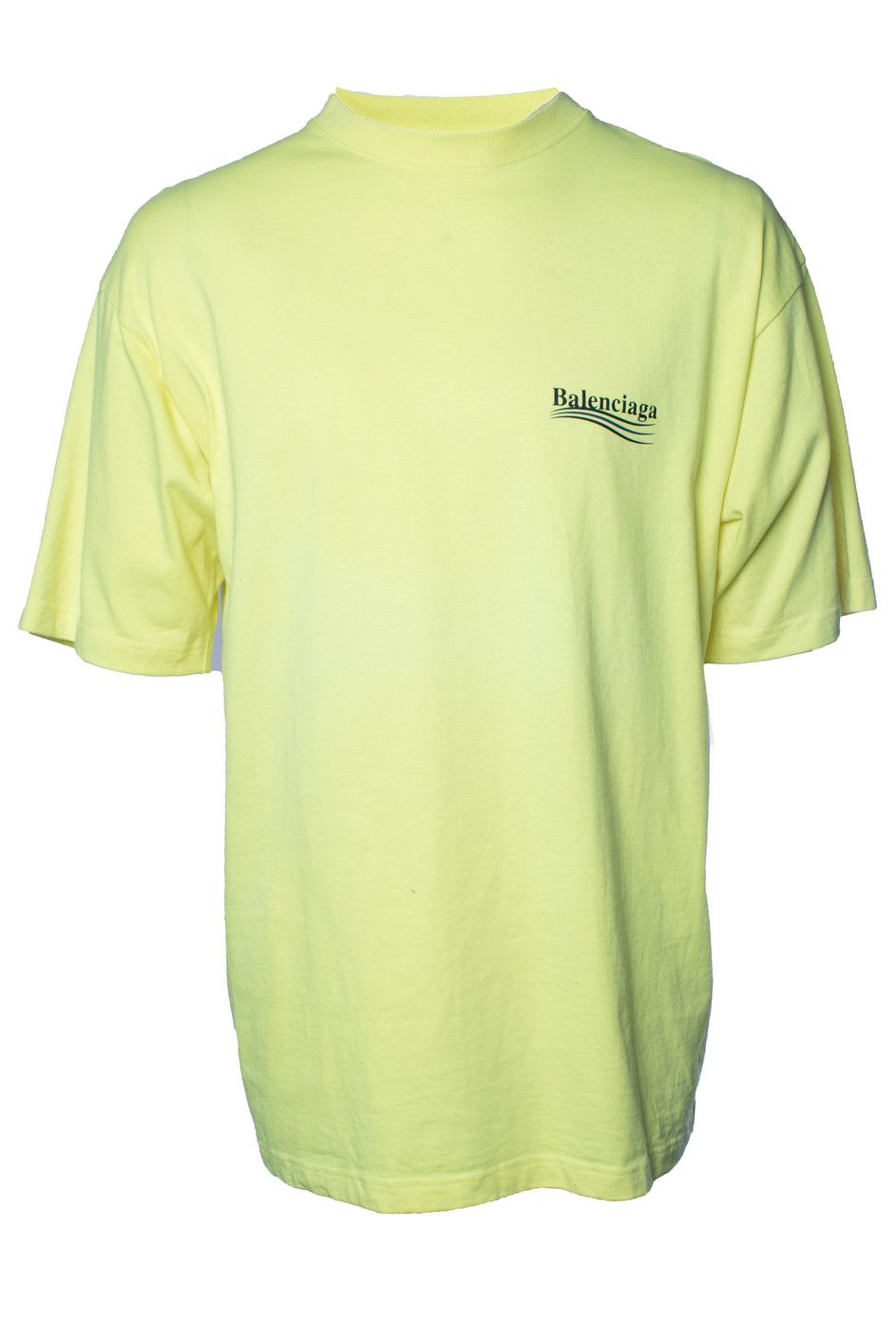 Balenciaga Balenciaga, yellow tshirt with logo Size US M / EU 48-50 / 2 - 1 Thumbnail
