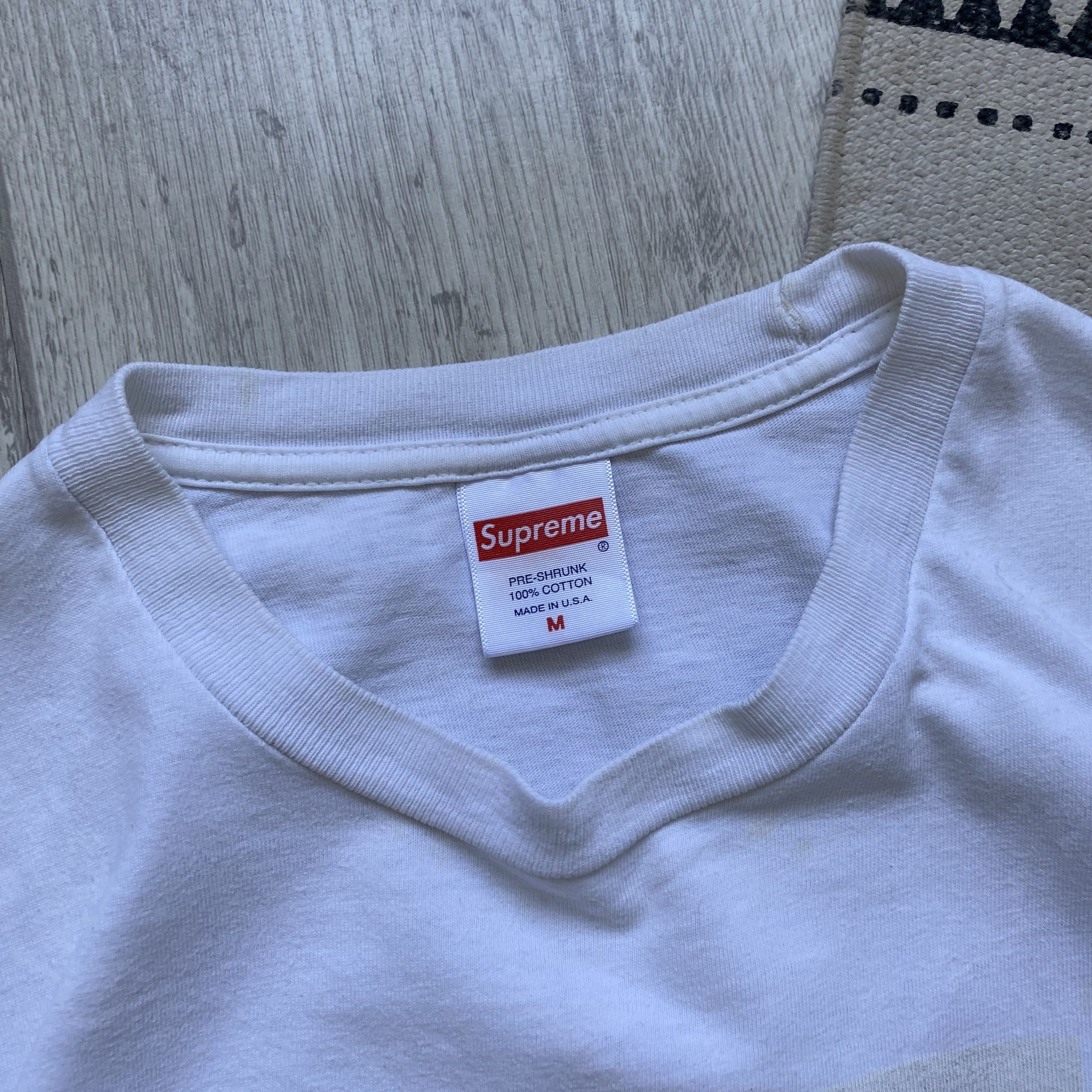 Supreme Nasty Nas x Supreme Photo Tee Distressed Skater Rap Hip Hop Size US M / EU 48-50 / 2 - 2 Thumbnail