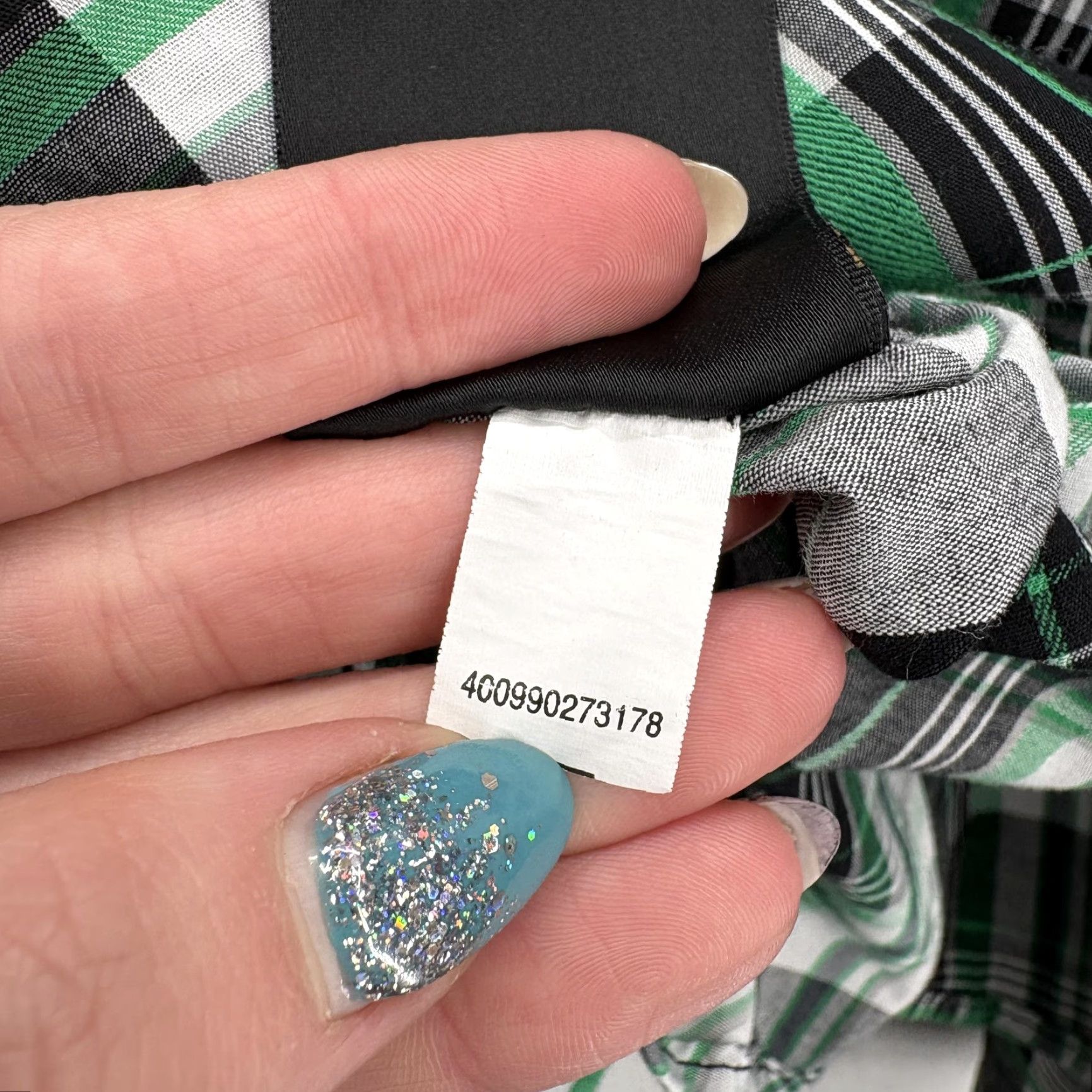 Vintage Helix Shirt Mens M Green Plaid Long Sleeve Button Front Athletic Y2K Grunge Size US M / EU 48-50 / 2 - 6 Thumbnail