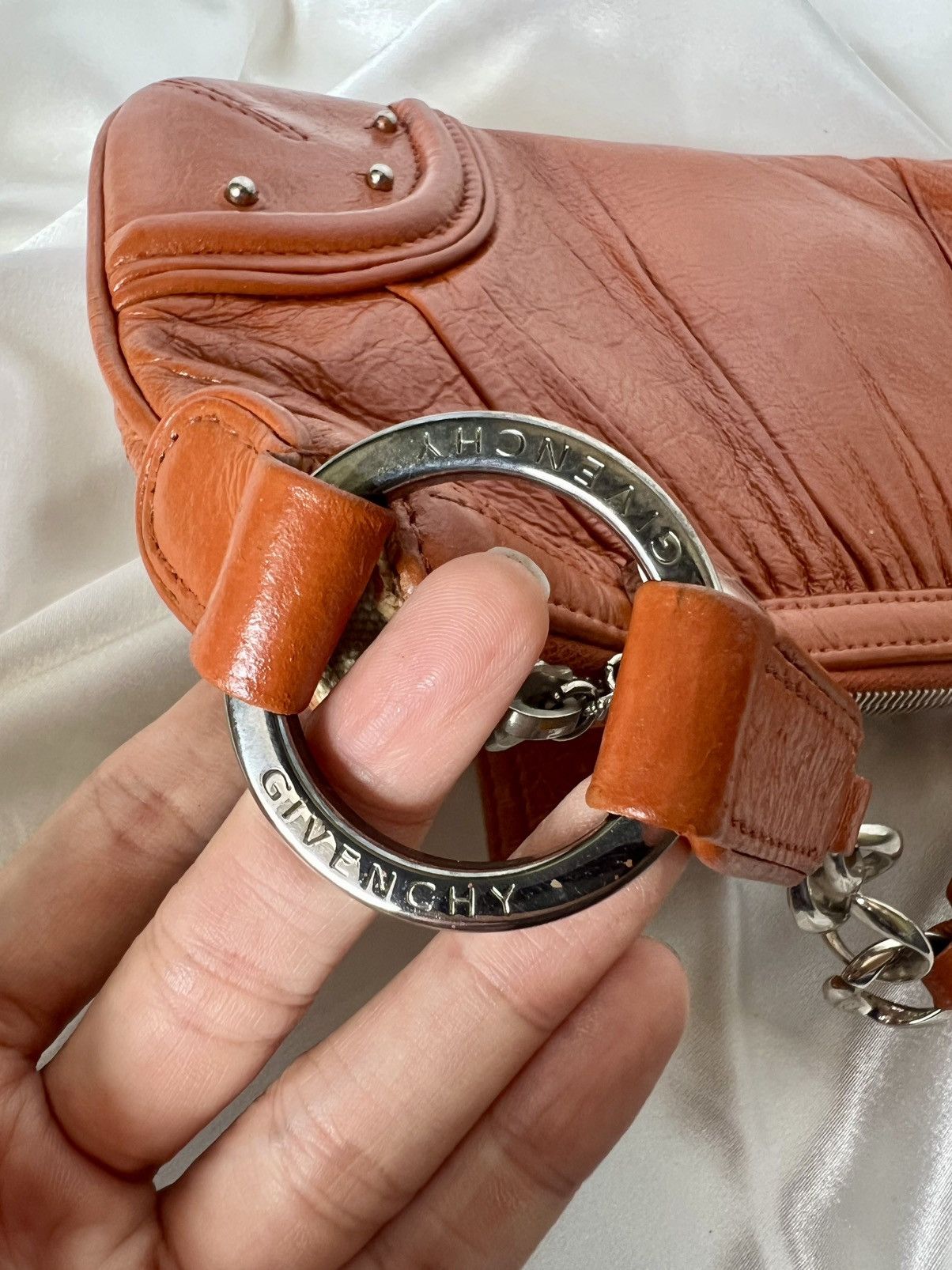 Givenchy Givenchy Bow Knot Shoulder Bag – Brownish orange Size ONE SIZE - 11 Thumbnail