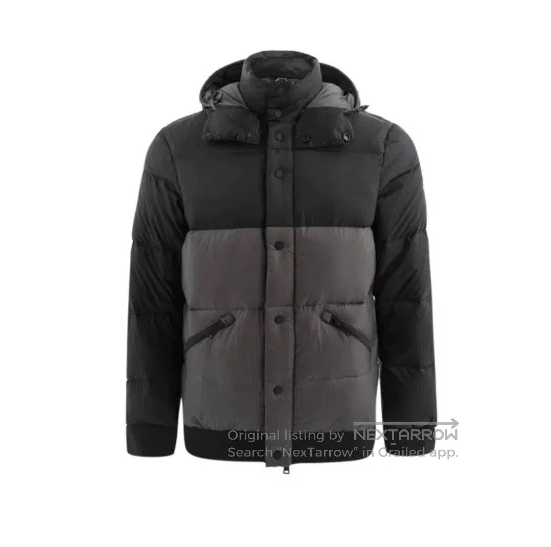 Emporio Armani Emporio Armani Men's Black Gray Down Jacket. Size US M / EU 48-50 / 2 - 2 Thumbnail