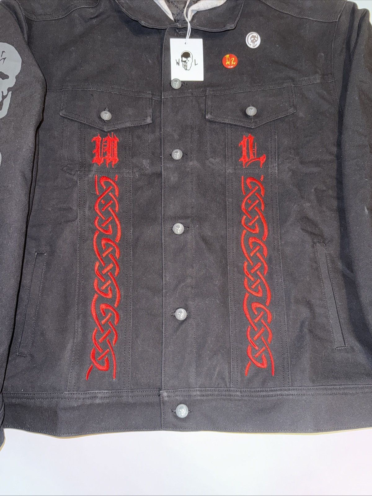 Warren Lotas Warren Lotas Demon Hooded Trucker Jacket NWT Size Large Size US L / EU 52-54 / 3 - 2 Thumbnail