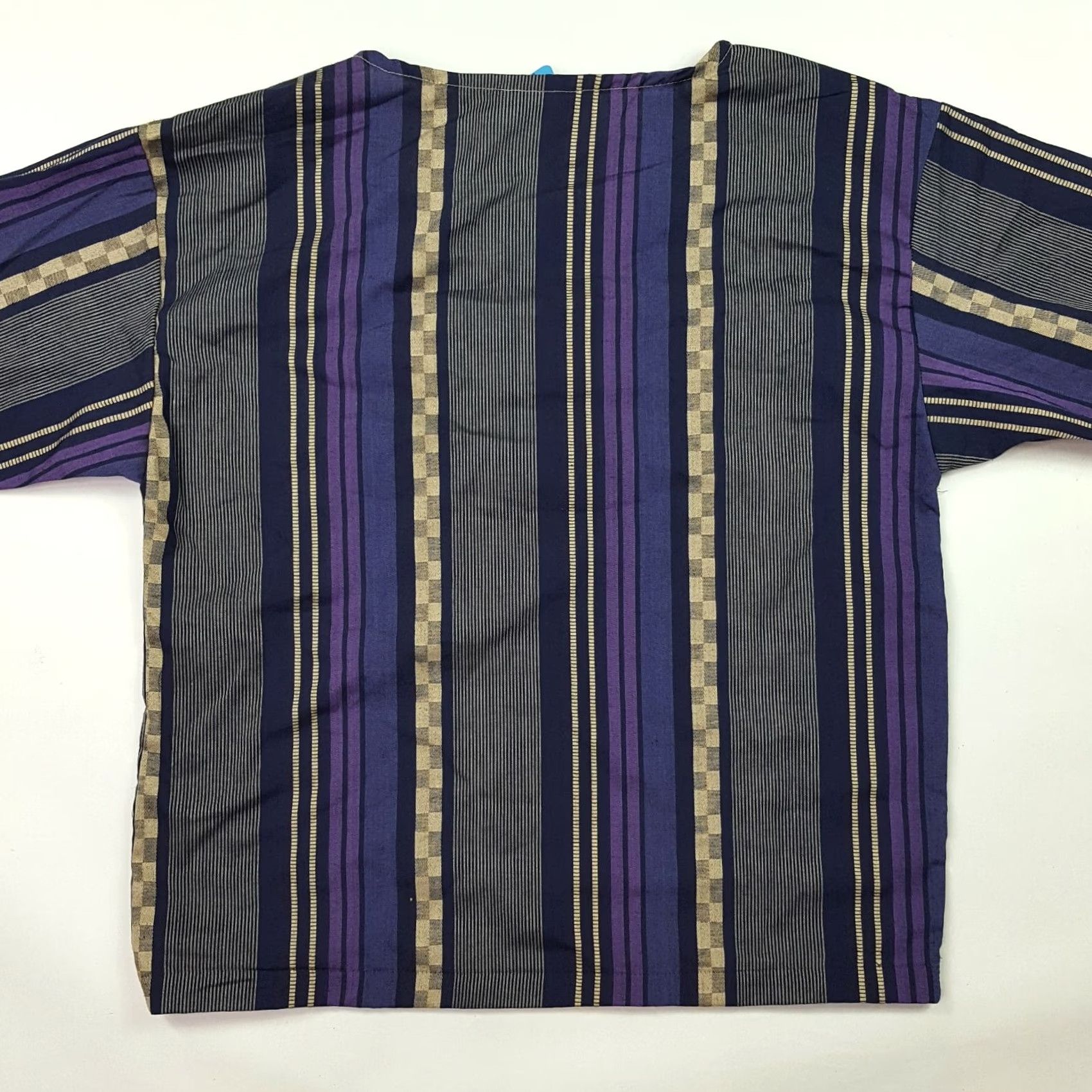 Vintage VINTAGE Daniel Laurent Purple Striped Polo Shirt Women Size S Casual 80s Preppy Golf Size S / US 4 / IT 40 - 4 Thumbnail