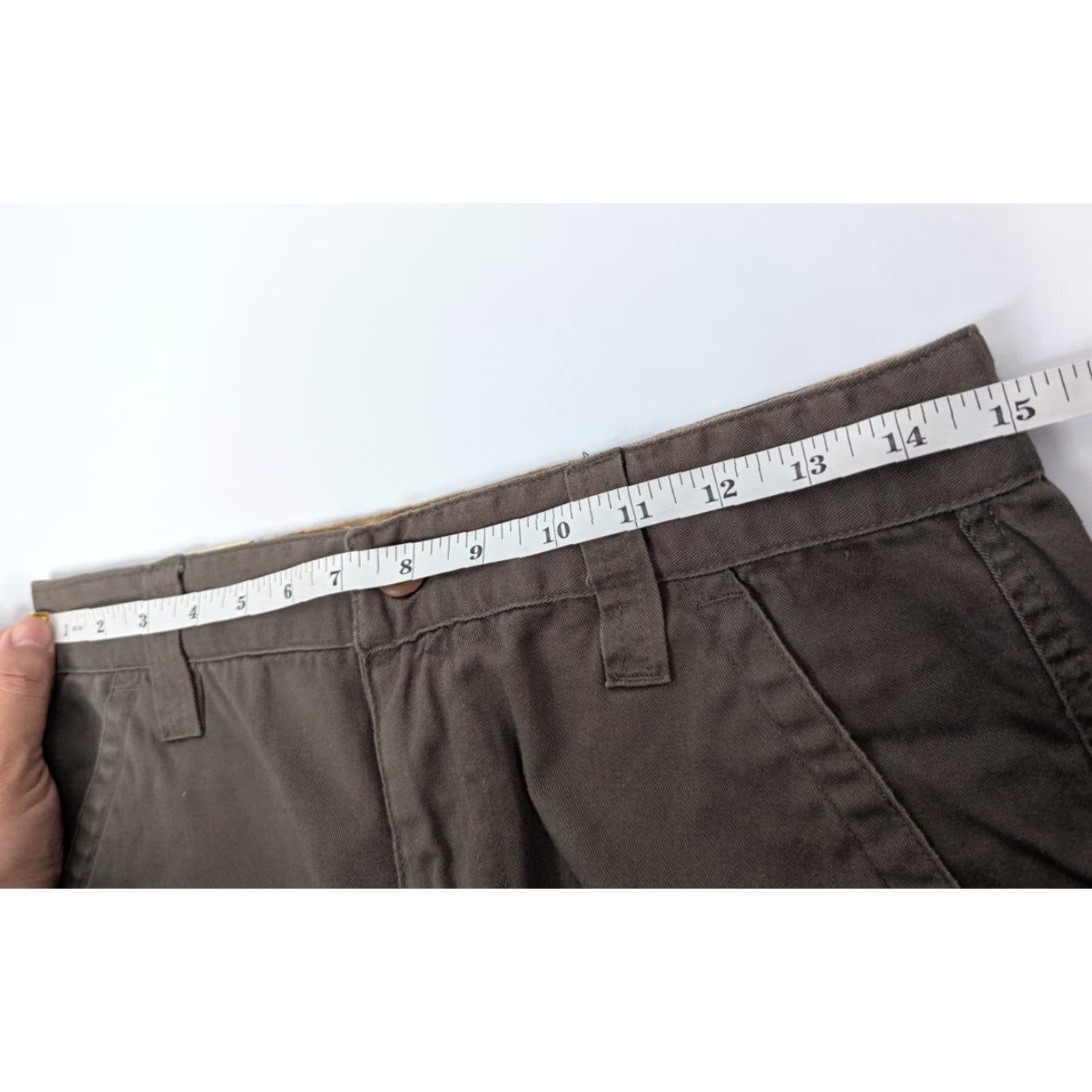 Vintage VINTAGE Arizona Jeans NWT Olive Khaki Cargo Shorts Mens 30 Cargo Pocket Classic 90s Outdoor Retro Y2K Denim Cotton Summer Fall Spring Winter Olivе Size US 30 / EU 46 - 6 Thumbnail