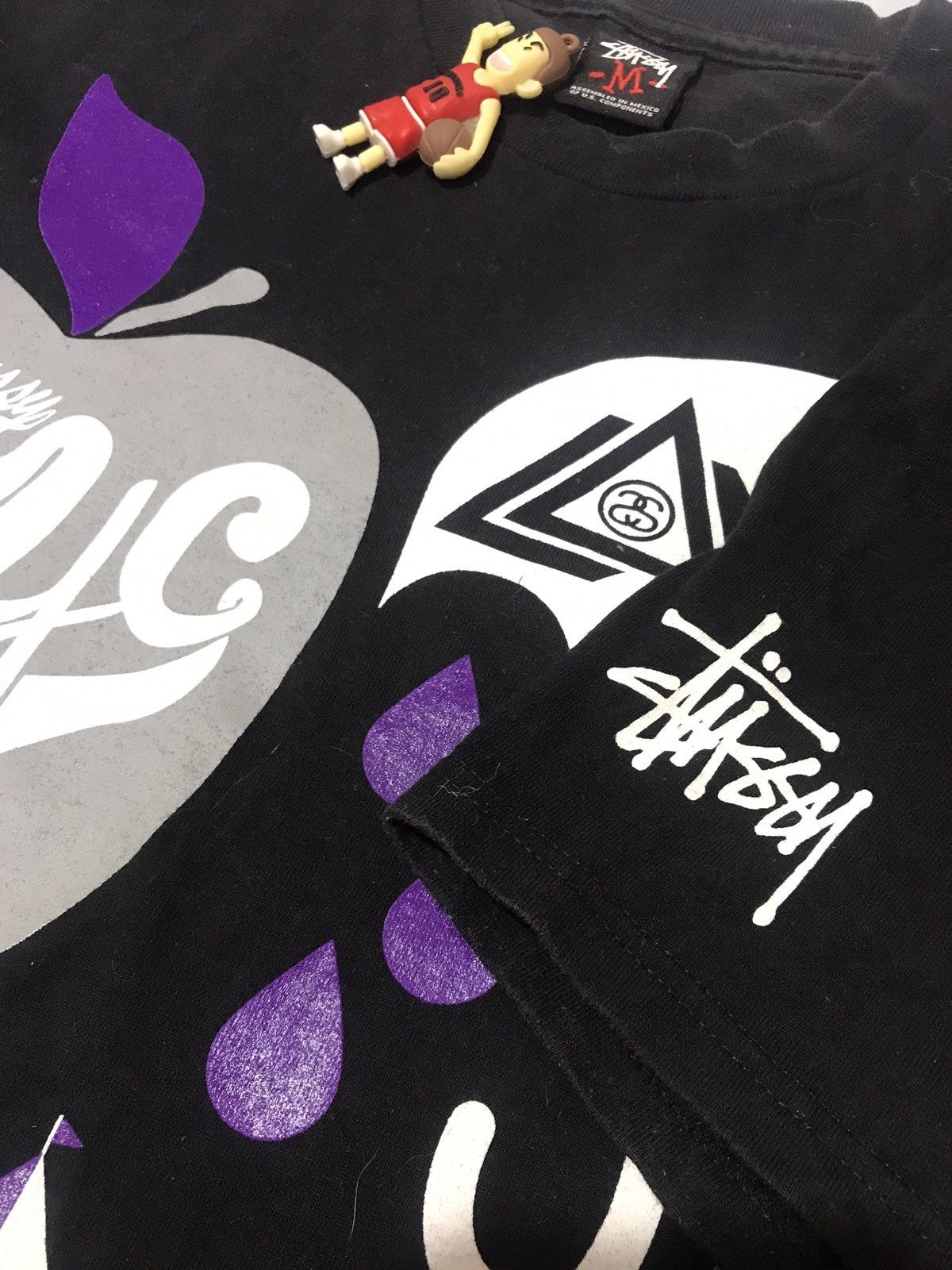 Japanese Brand × Stussy × Vintage Rare Stussy Shirt. Double Sided Stussy Shirt Size US M / EU 48-50 / 2 - 5 Thumbnail