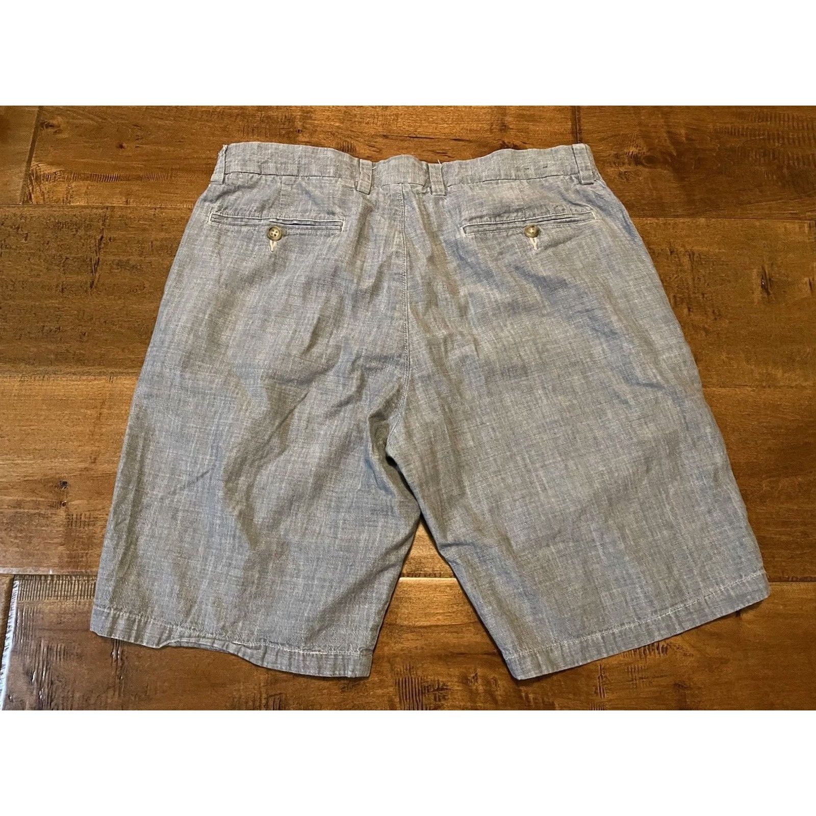 J.Crew J.CREW Chino Shorts Gray Men's 33 Casual Preppy Chambray Club A0873 Size US 34 / EU 50 - 4 Thumbnail
