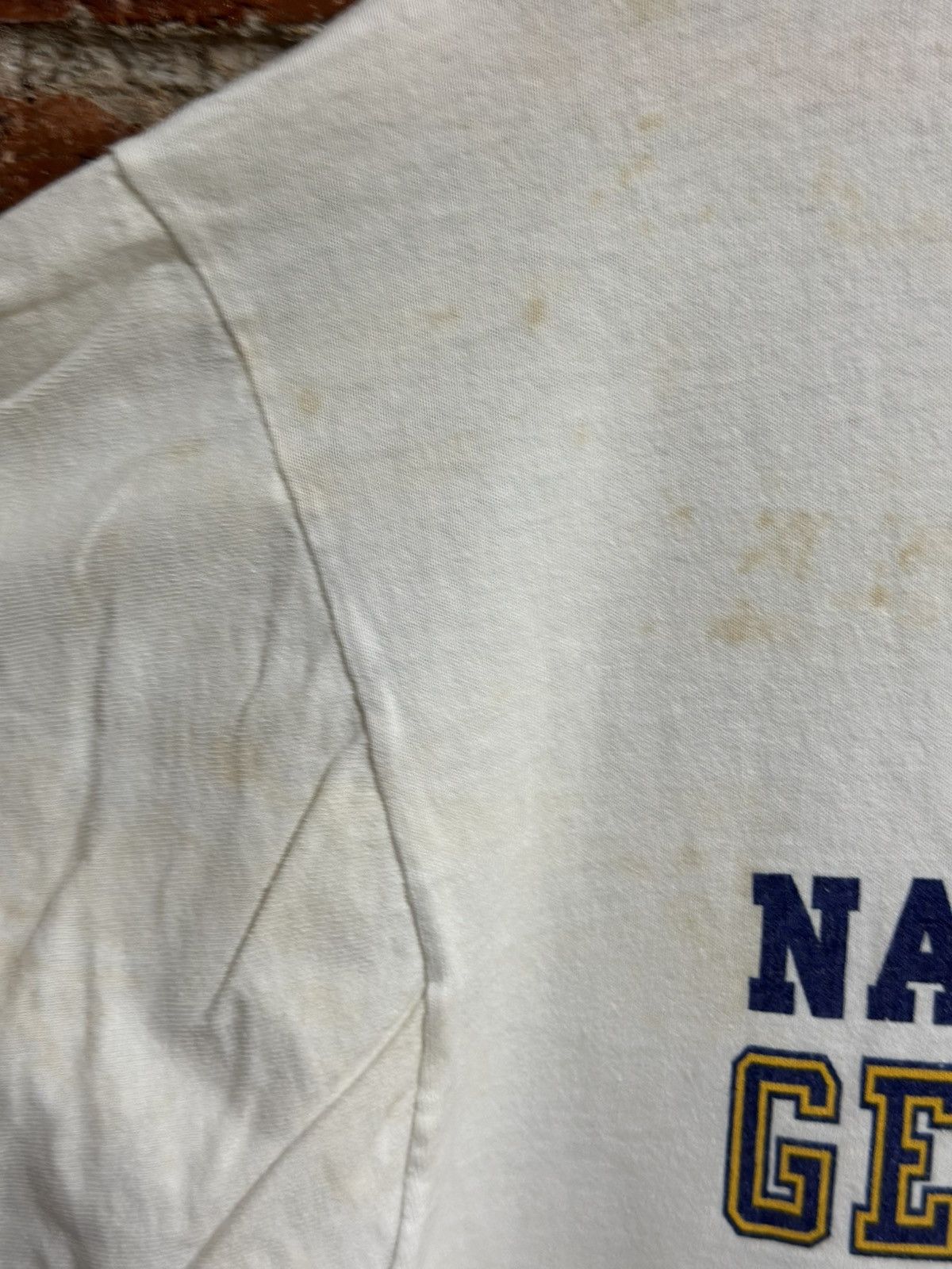 Fruit Of The Loom × Vintage Vintage Giorgia Tech Football National Champs Distress Tee Size US L / EU 52-54 / 3 - 8 Thumbnail