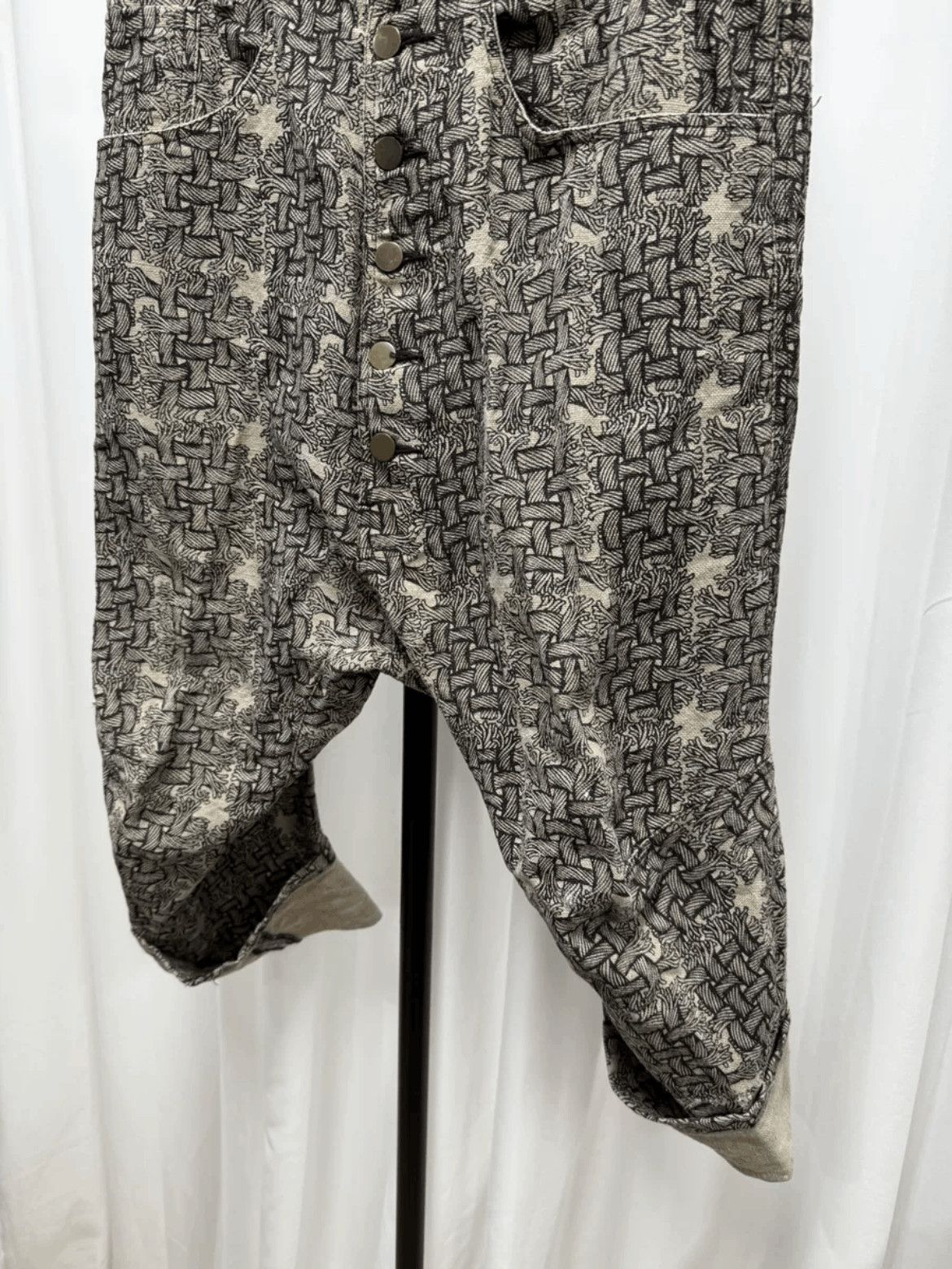 Christopher Nemeth Sz S Nemeth Pattern Cropped Denim-2505 Size US 30 / EU 46 - 3 Thumbnail