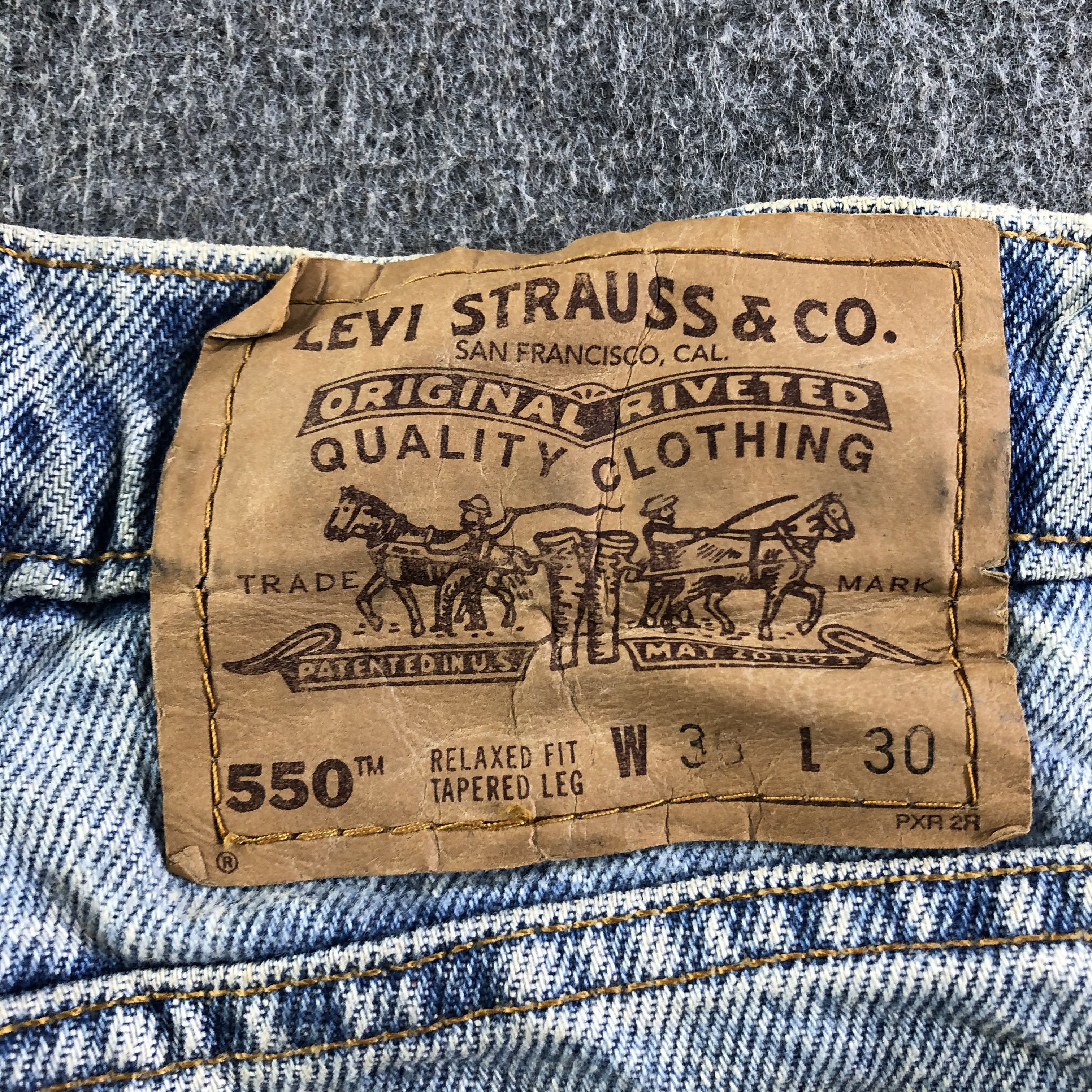 Levi's Vintage 90s Levis 550 Jeans-J3965 Size US 35 - 5 Thumbnail