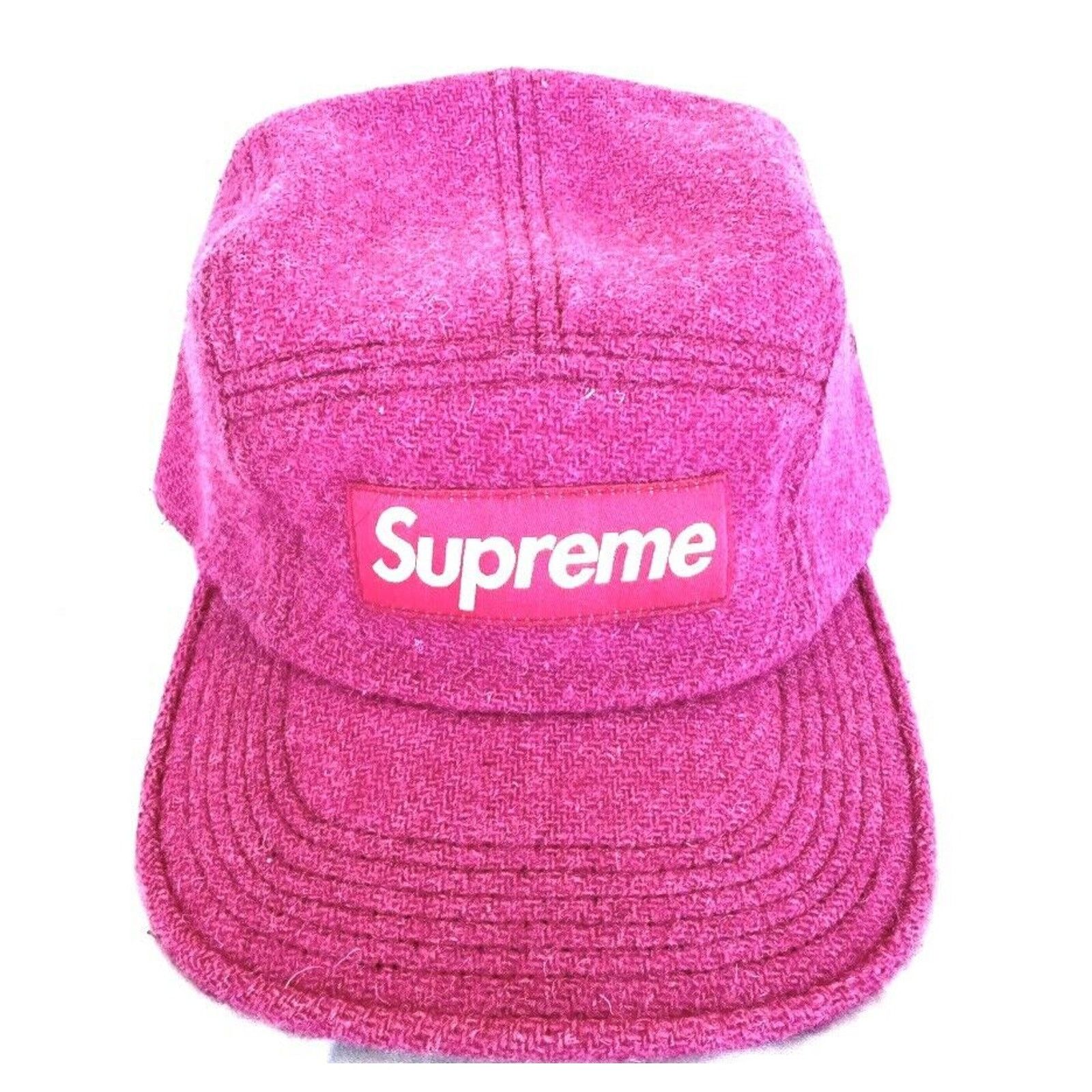 Supreme SUPREME FEATHERWEIGHT WOOL CAMP CAP PINK FW17 HARRIS Size ONE SIZE - 5 Thumbnail