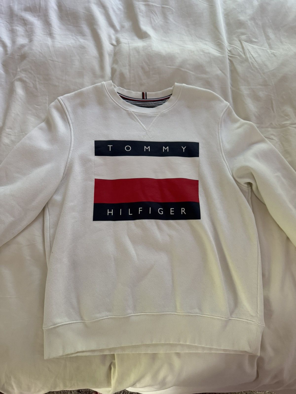 Tommy Hilfiger Tommy Hilfiger Crew Neck White Size US M / EU 48-50 / 2 - 3 Thumbnail