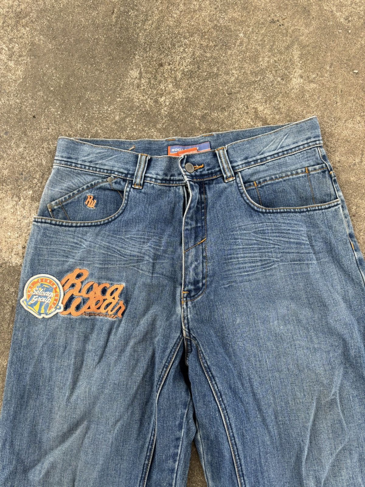 Japanese Brand × Rocawear Vintage ROCAWEAR Jeans Denim Rare Size US 34 / EU 50 - 8 Thumbnail