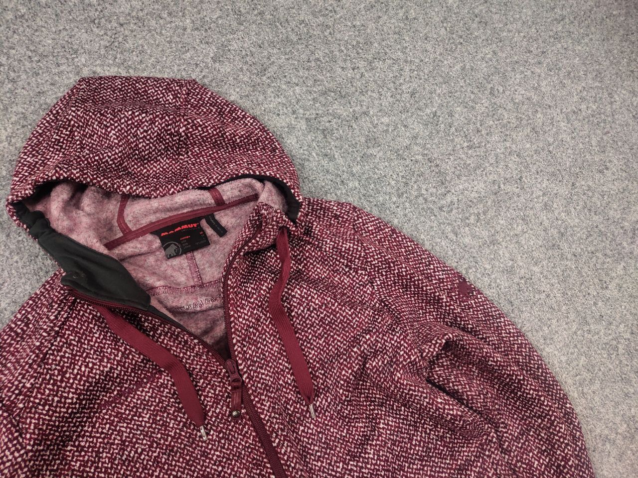 Mammut Mammut Chamuera ML Titanium thermo Fleece Zip Red Jacket Size M / US 6-8 / IT 42-44 - 7 Thumbnail