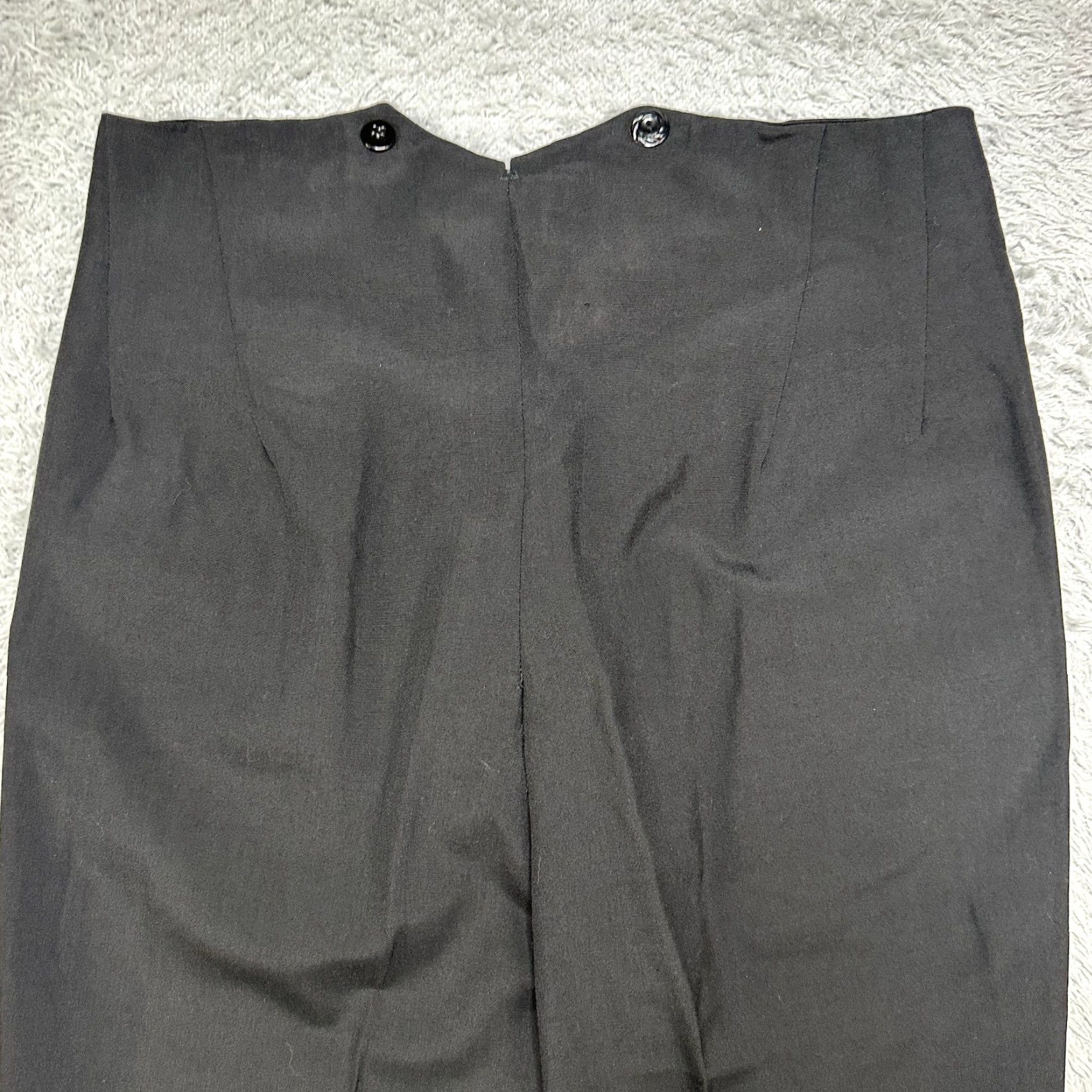 Vintage VINTAGE USAF Trousers 32x29 Black Wool Dress Military 60s True Vintage Talon Zip Navy? Size US 32 / EU 48 - 6 Thumbnail