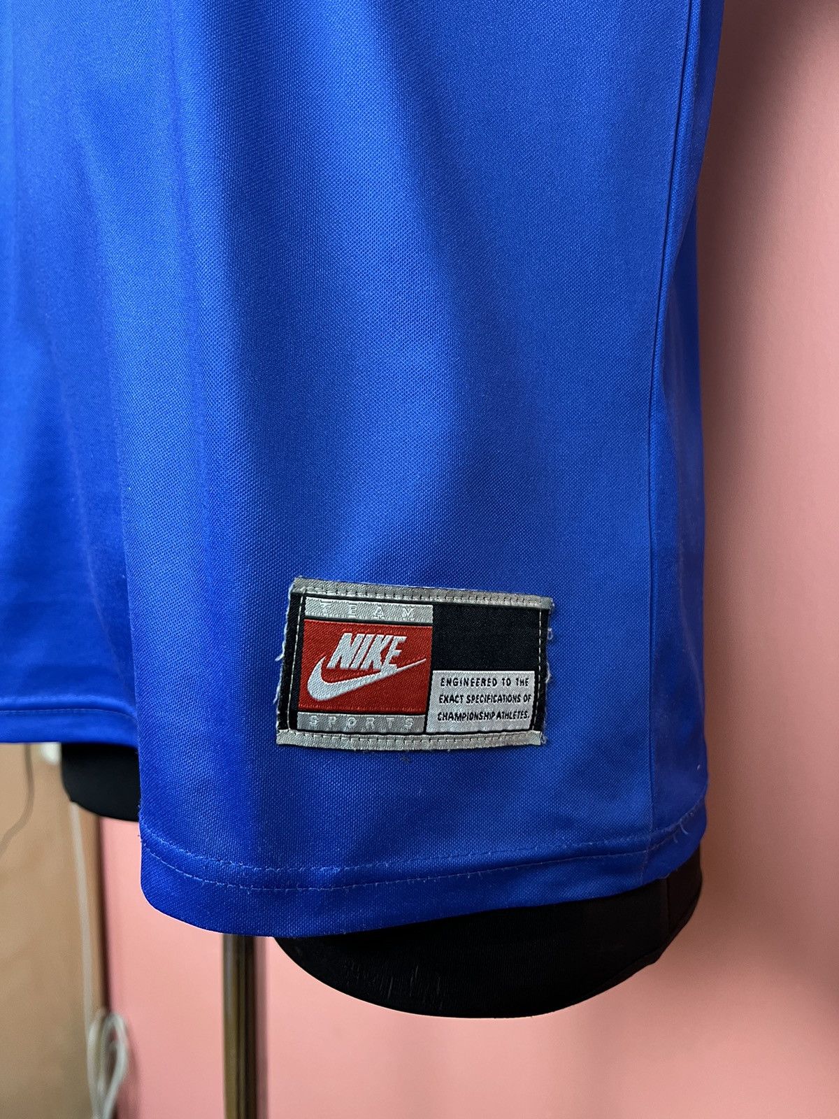 Nike × Vintage nike vintage Rangers soccer jersey football vintage 90s Size US L / EU 52-54 / 3 - 4 Thumbnail