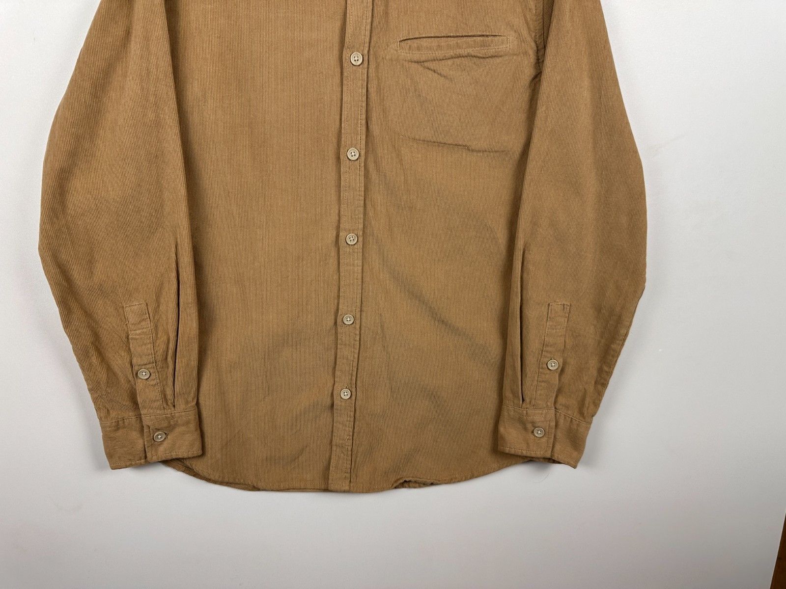 Folk Folk Corduroy Beige Shirt Button Down Long Sleeve Size 3 Size US L / EU 52-54 / 3 - 3 Thumbnail